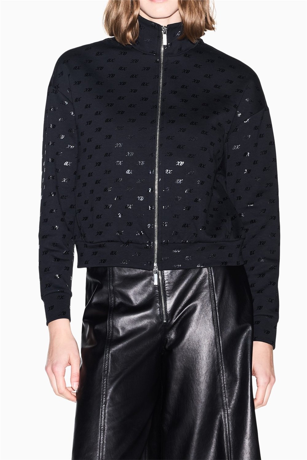 Armani Exchange Kadın Fermuarlı Sweatshirt