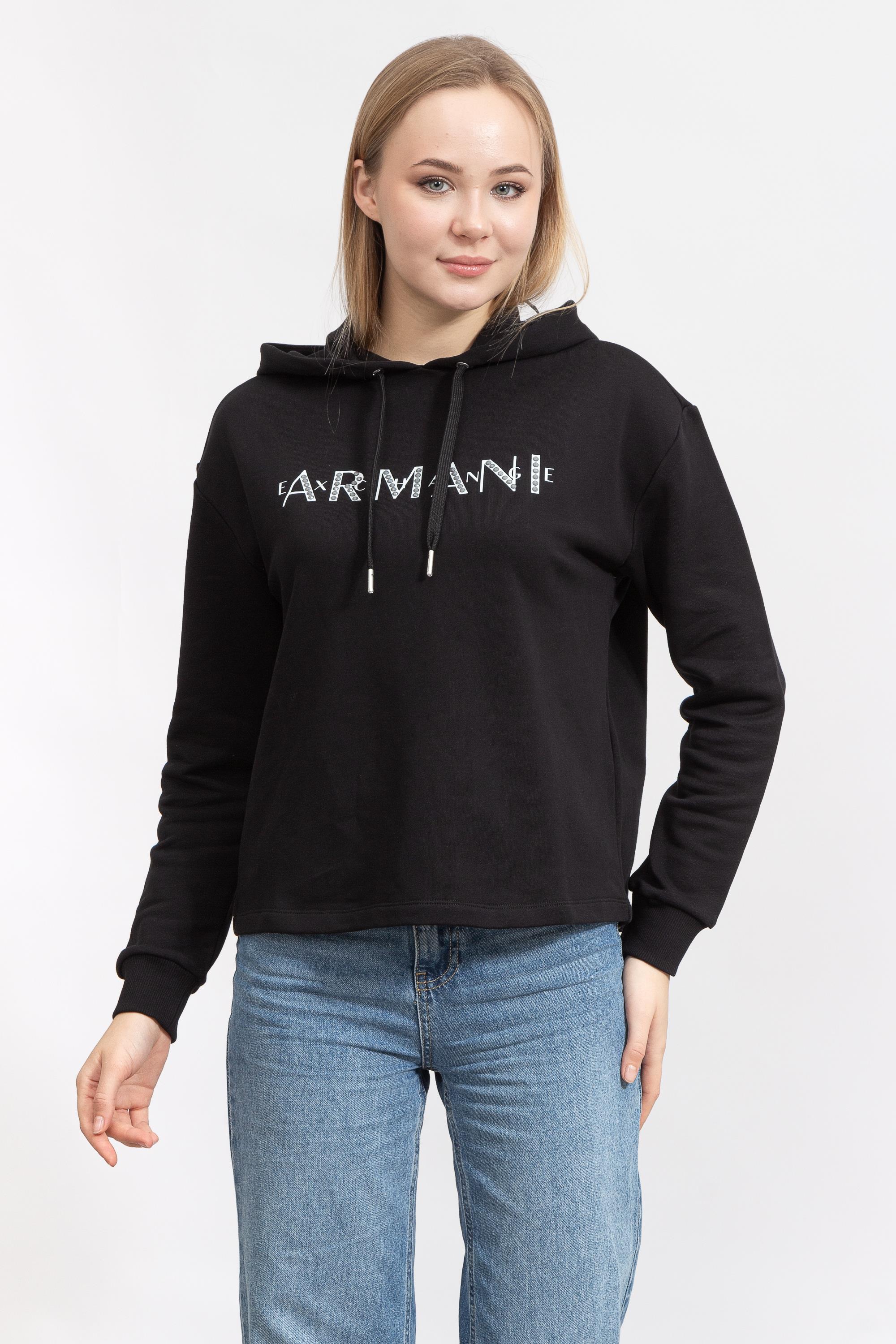 Armani Exchange Kadın Kapüşonlu Sweatshirt