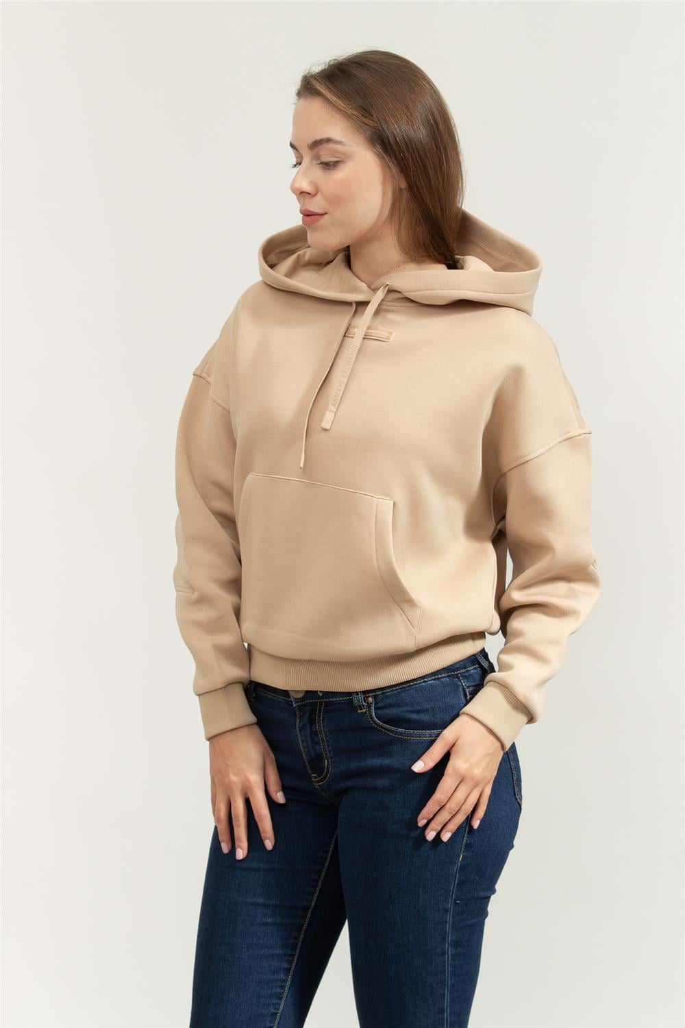 Armani Exchange Kadın Kapüşonlu Sweatshirt
