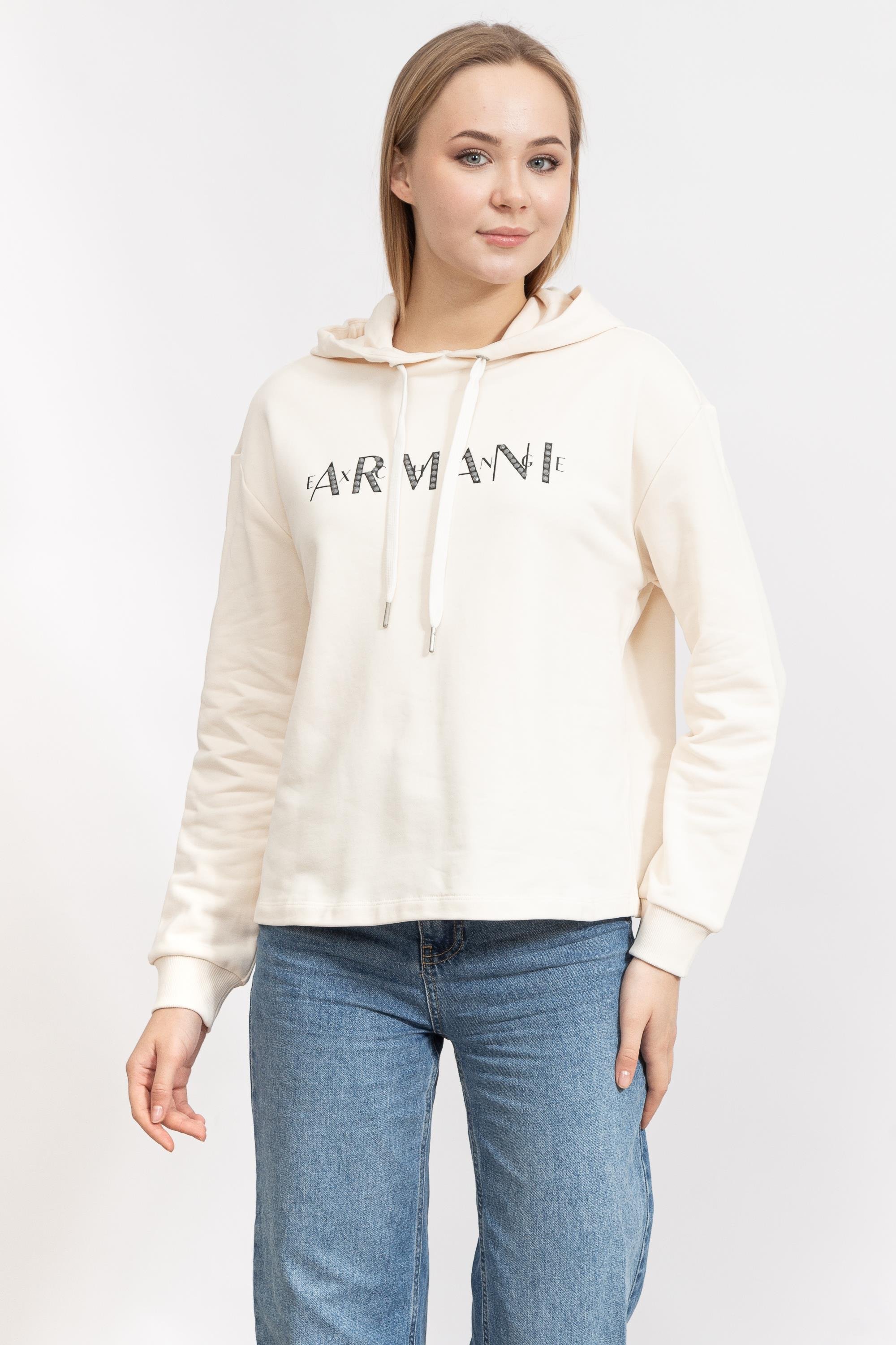 Armani Exchange Kadın Kapüşonlu Sweatshirt