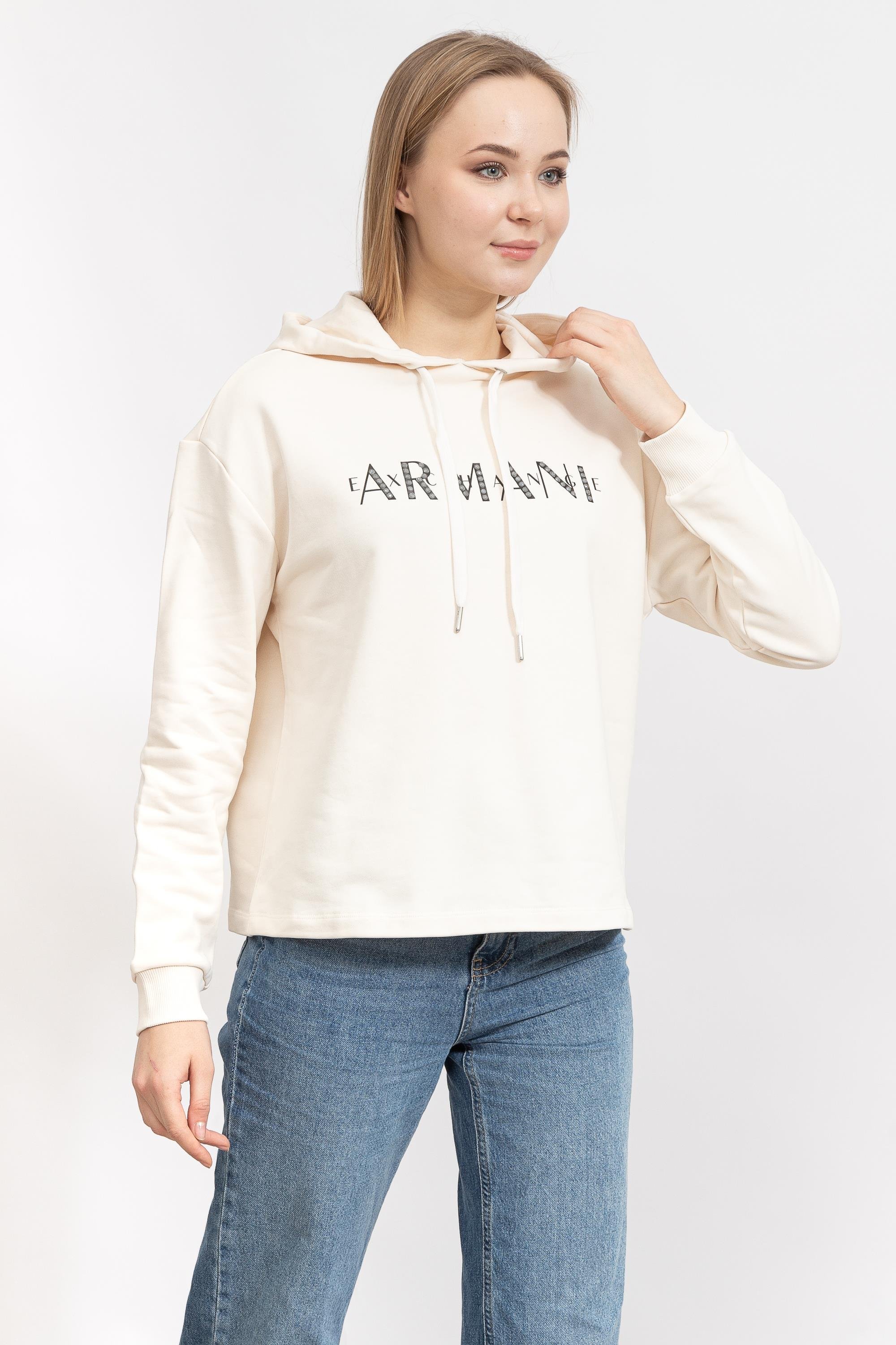Armani Exchange Kadın Kapüşonlu Sweatshirt