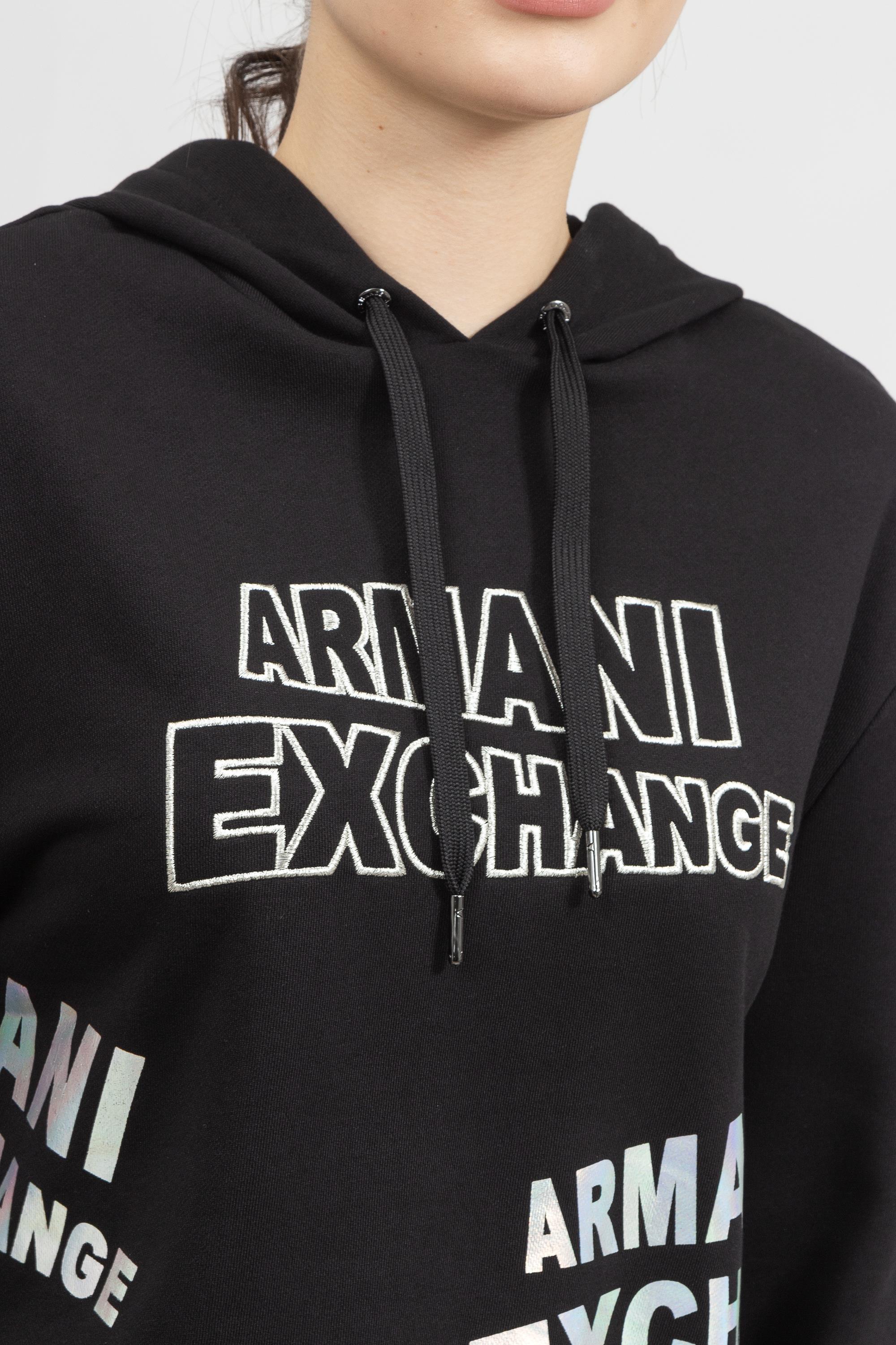 Armani Exchange Kadın Kapüşonlu Sweatshirt