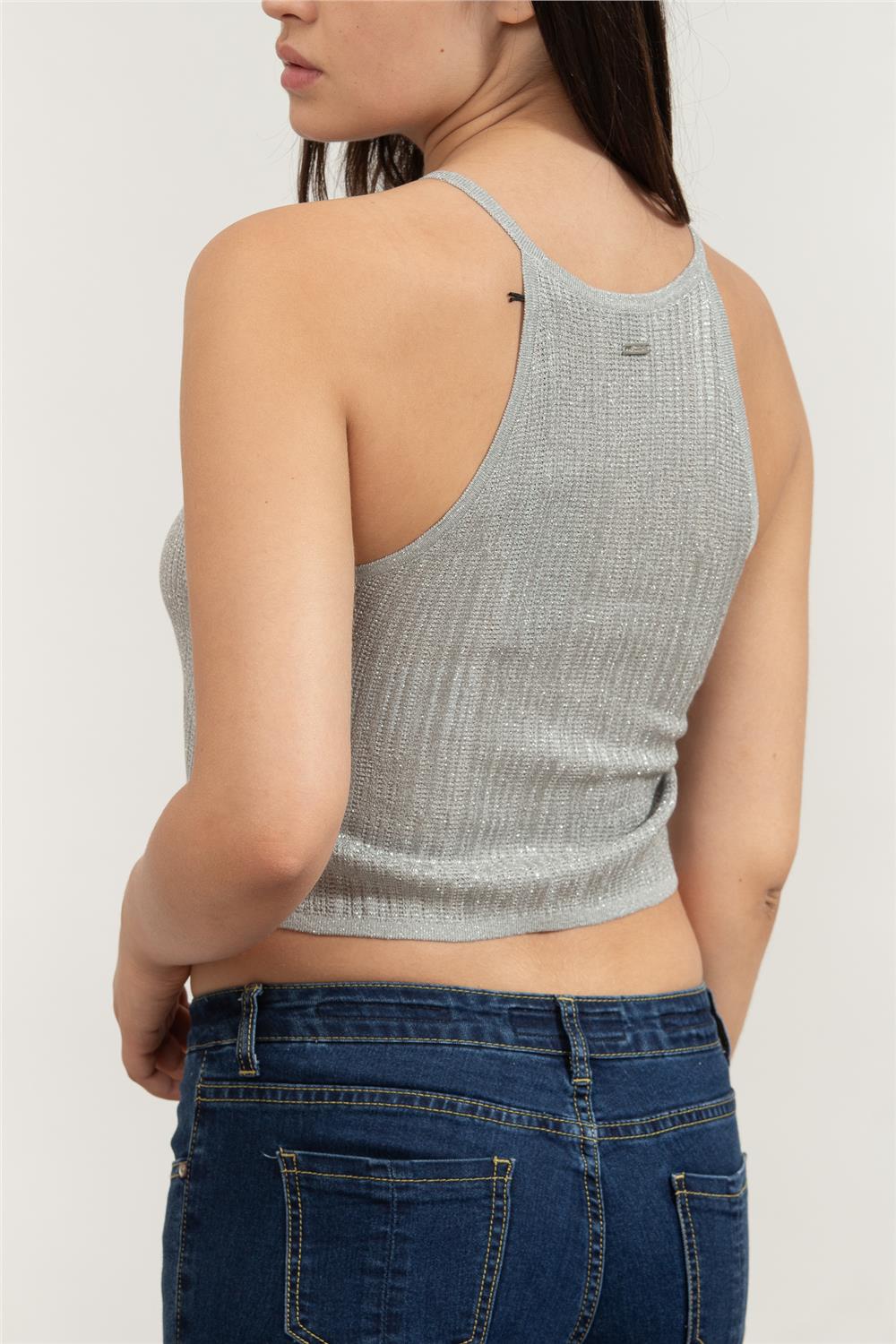 Armani Exchange Kadın Kolsuz Triko