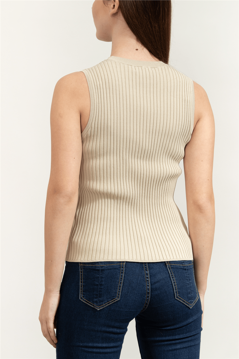 Armani Exchange Kadın Kolsuz Triko