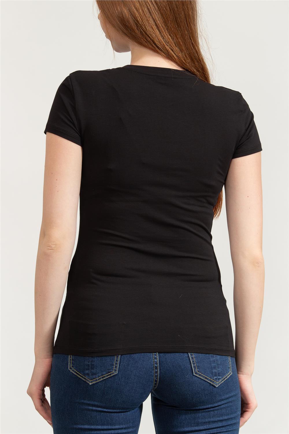 Armani Exchange Kadın V Yaka T-Shirt