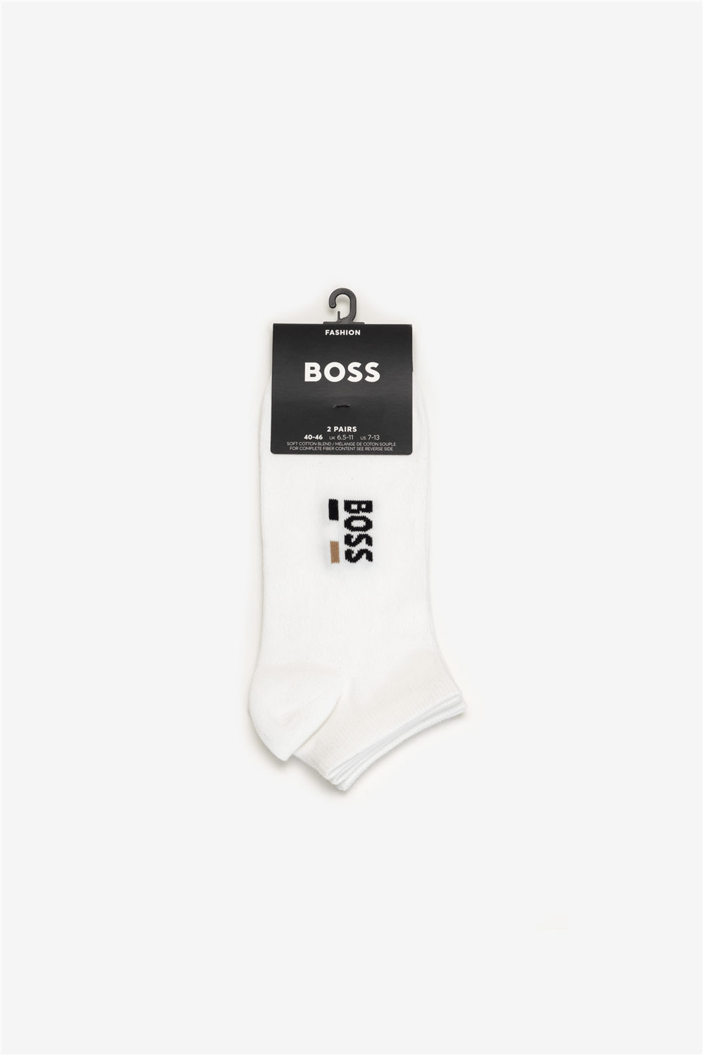 Boss 2P As Iconic Logo Cc Erkek 2li Çorap Beyaz