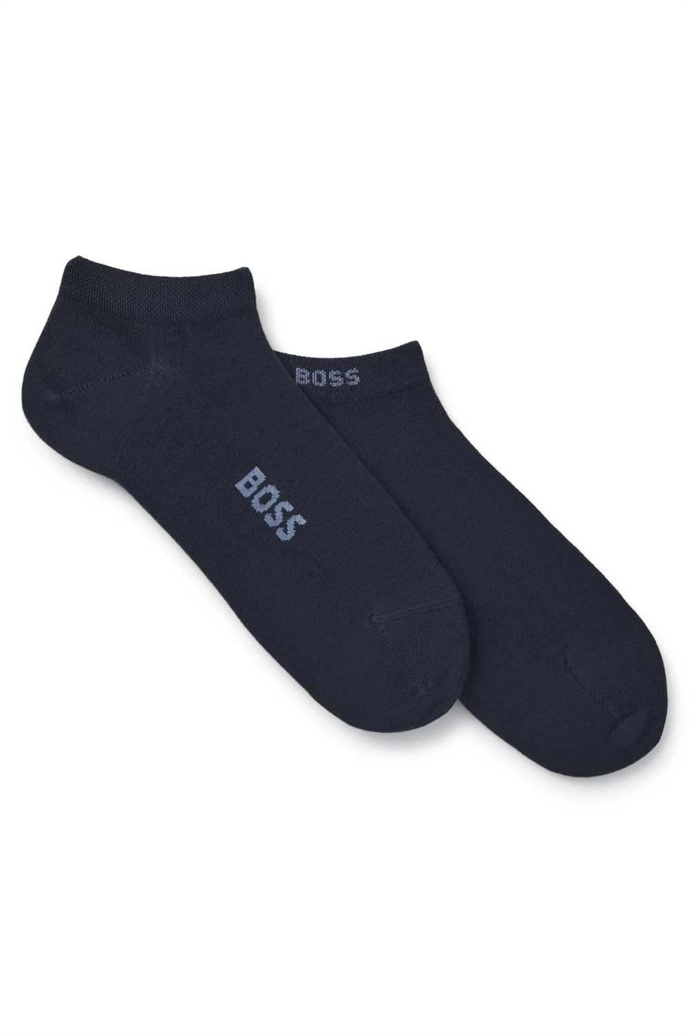 BOSS 2P As Logo Bamboo Erkek 2li Çorap Mavi