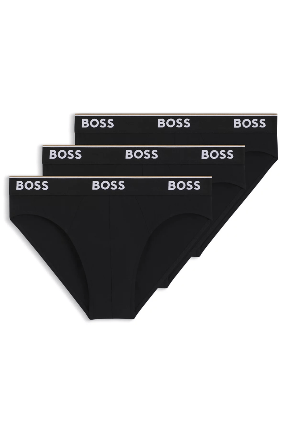 BOSS Brief 3P Power Erkek 3lü Boxer Siyah