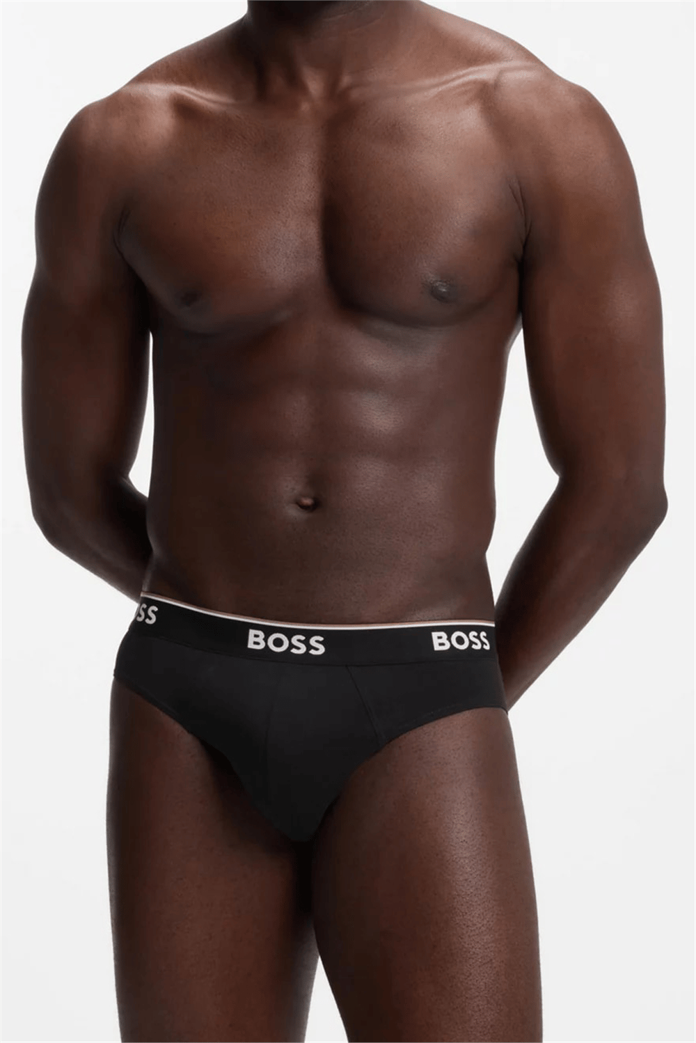 BOSS Brief 3P Power Erkek 3lü Boxer Siyah
