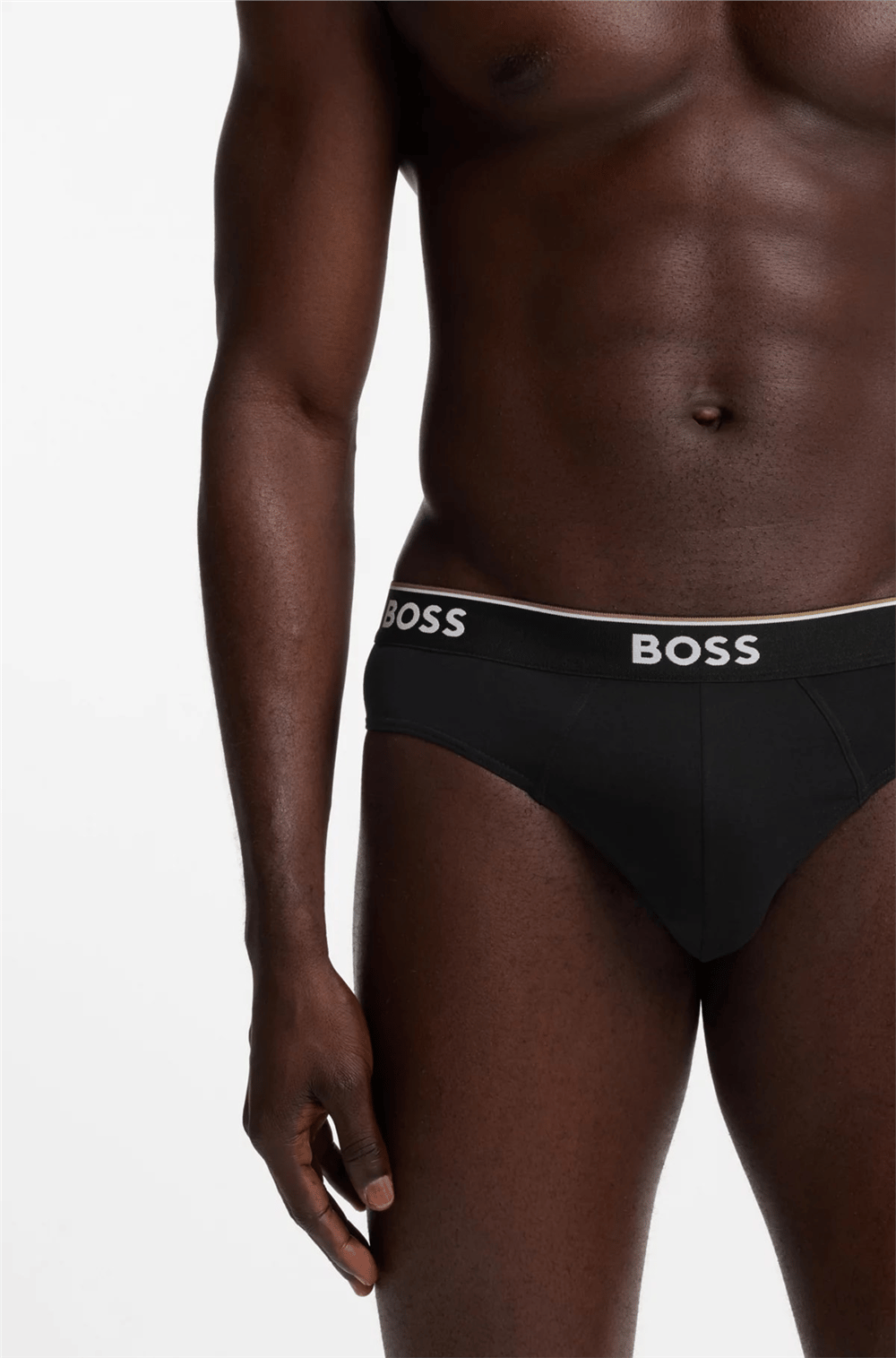 BOSS Brief 3P Power Erkek 3lü Boxer Siyah