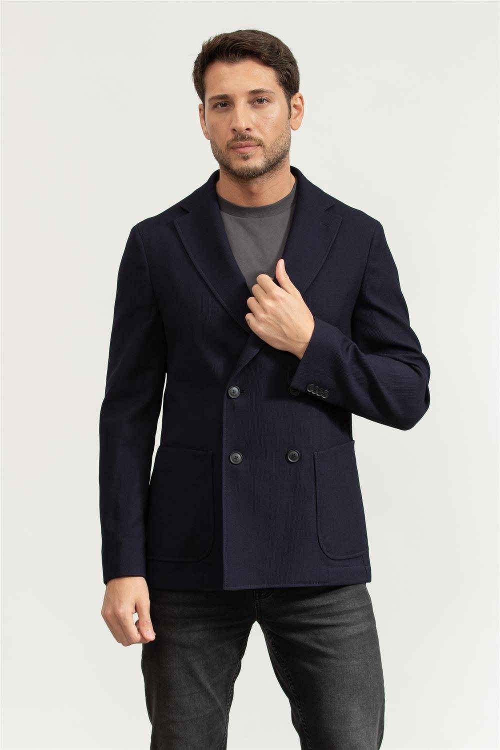 BOSS C-Hanry-DB Erkek Blazer Ceket