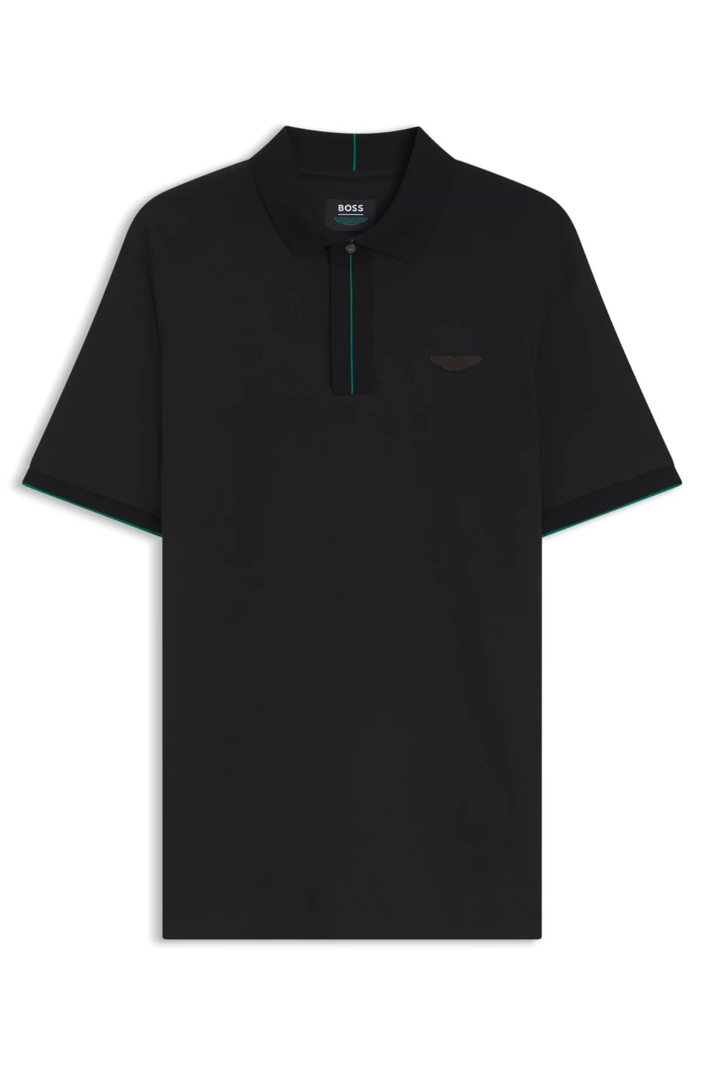 BOSS C Parlay 80 Am Erkek Polo Yaka T-Shirt Siyah