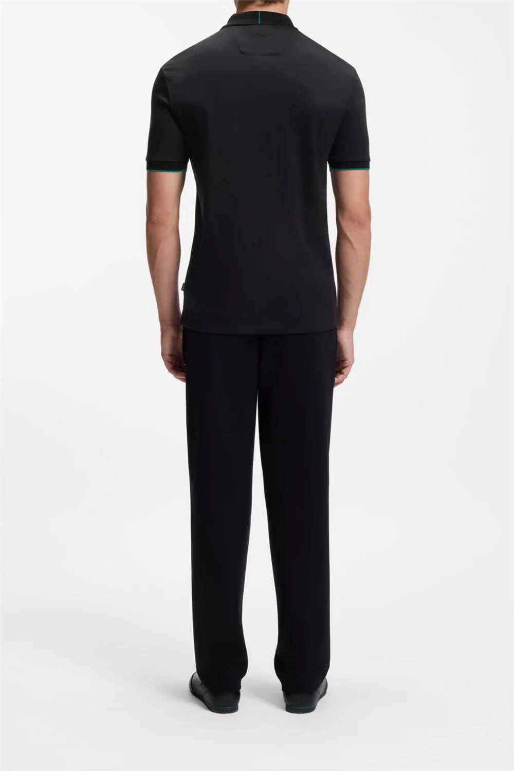 BOSS C Parlay 80 Am Erkek Polo Yaka T-Shirt Siyah