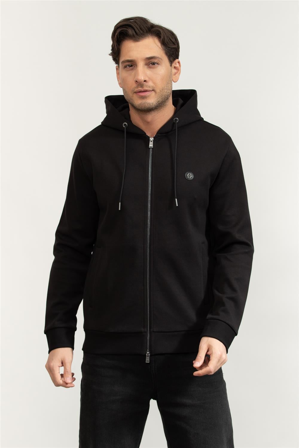 Boss C-Spence 01 Erkek Fermuarlı Sweatshirt
