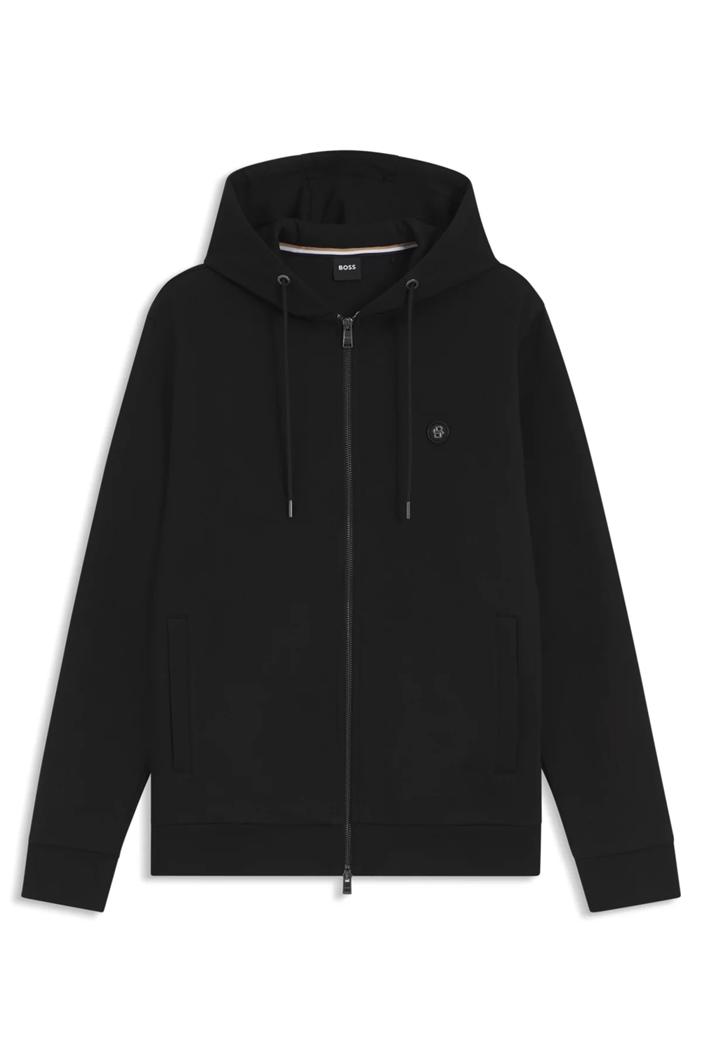BOSS C Spence 01 Erkek Kapüşonlu Sweatshirt Siyah