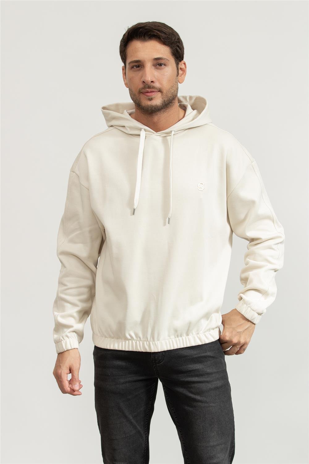 BOSS C-Stevens Erkek Kapüşonlu Sweatshirt