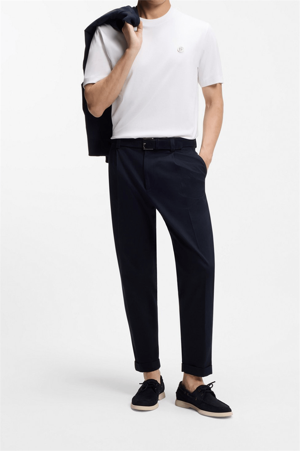 BOSS C Taut 01 Erkek Bisiklet Yaka T-Shirt
