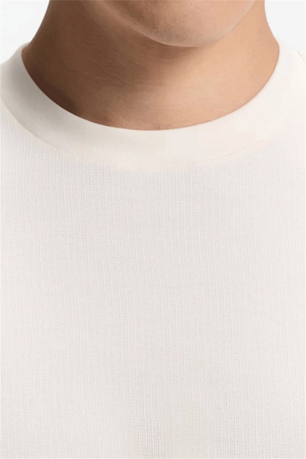 BOSS C Taut 90 Erkek Bisiklet Yaka T-Shirt Beyaz