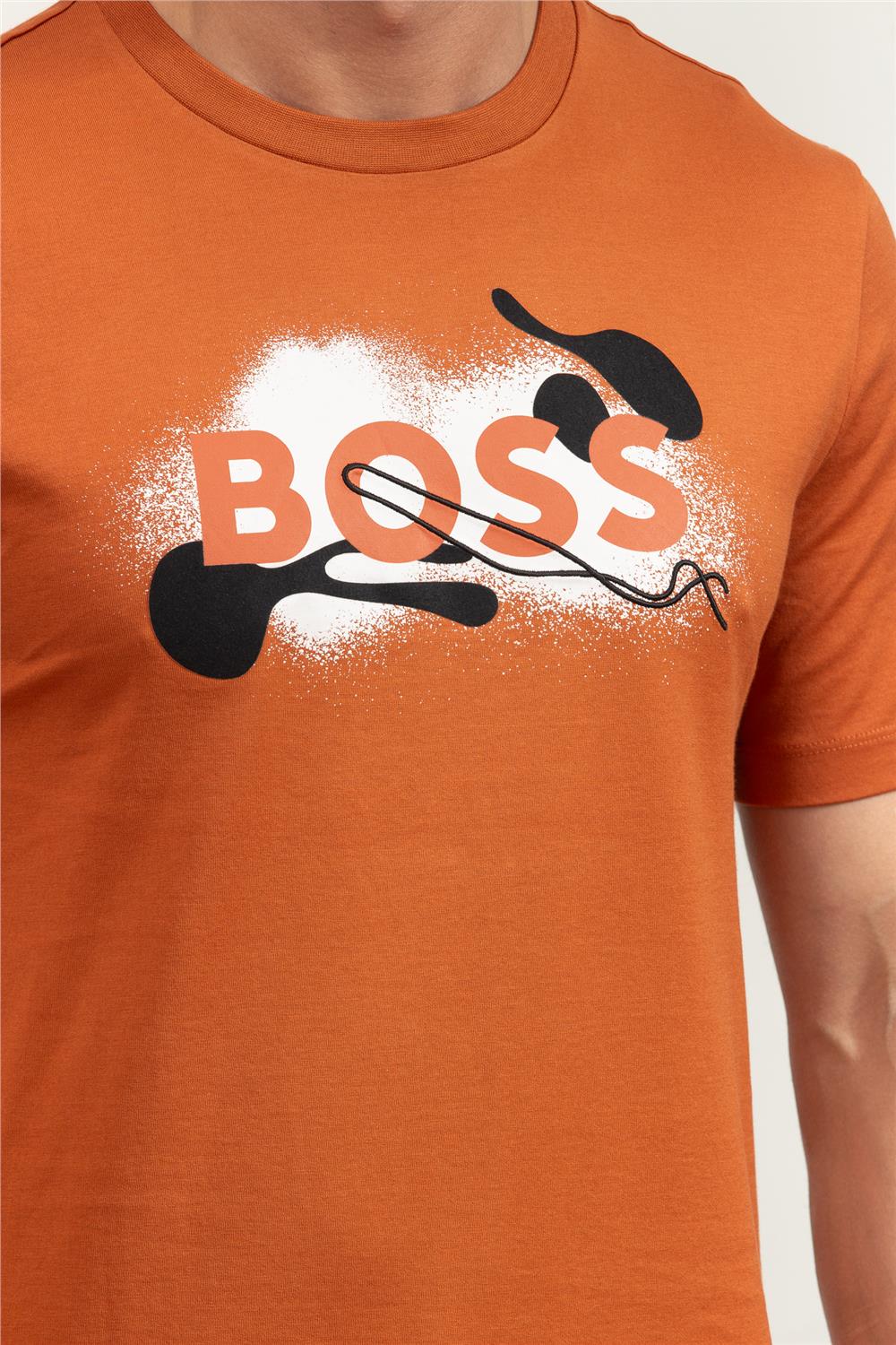 Boss C-Thompson 215 Erkek Bisiklet Yaka T-Shirt