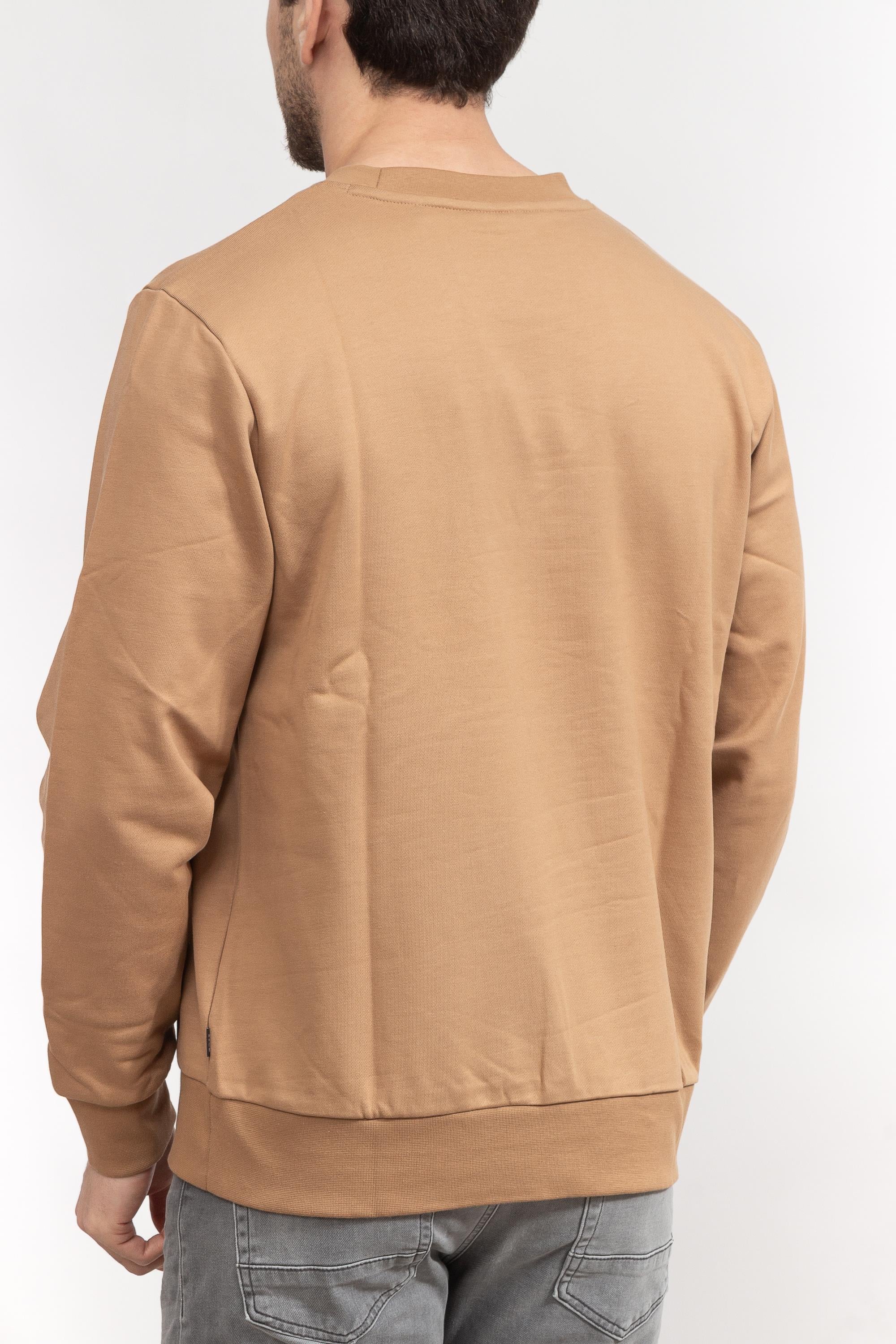 Boss Erkek Bisiklet Yaka Sweatshirt