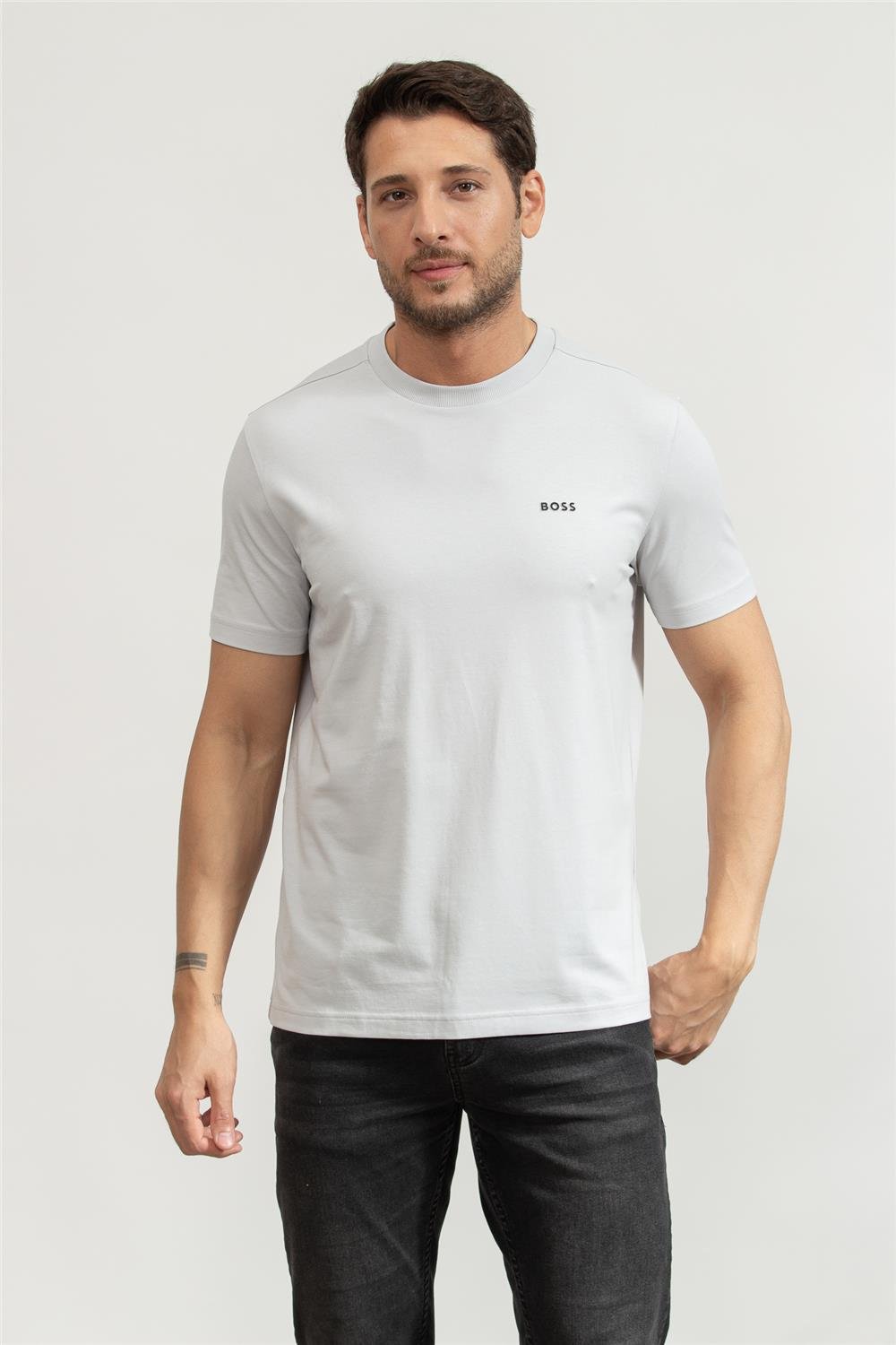Boss Erkek Bisiklet Yaka T-Shirt