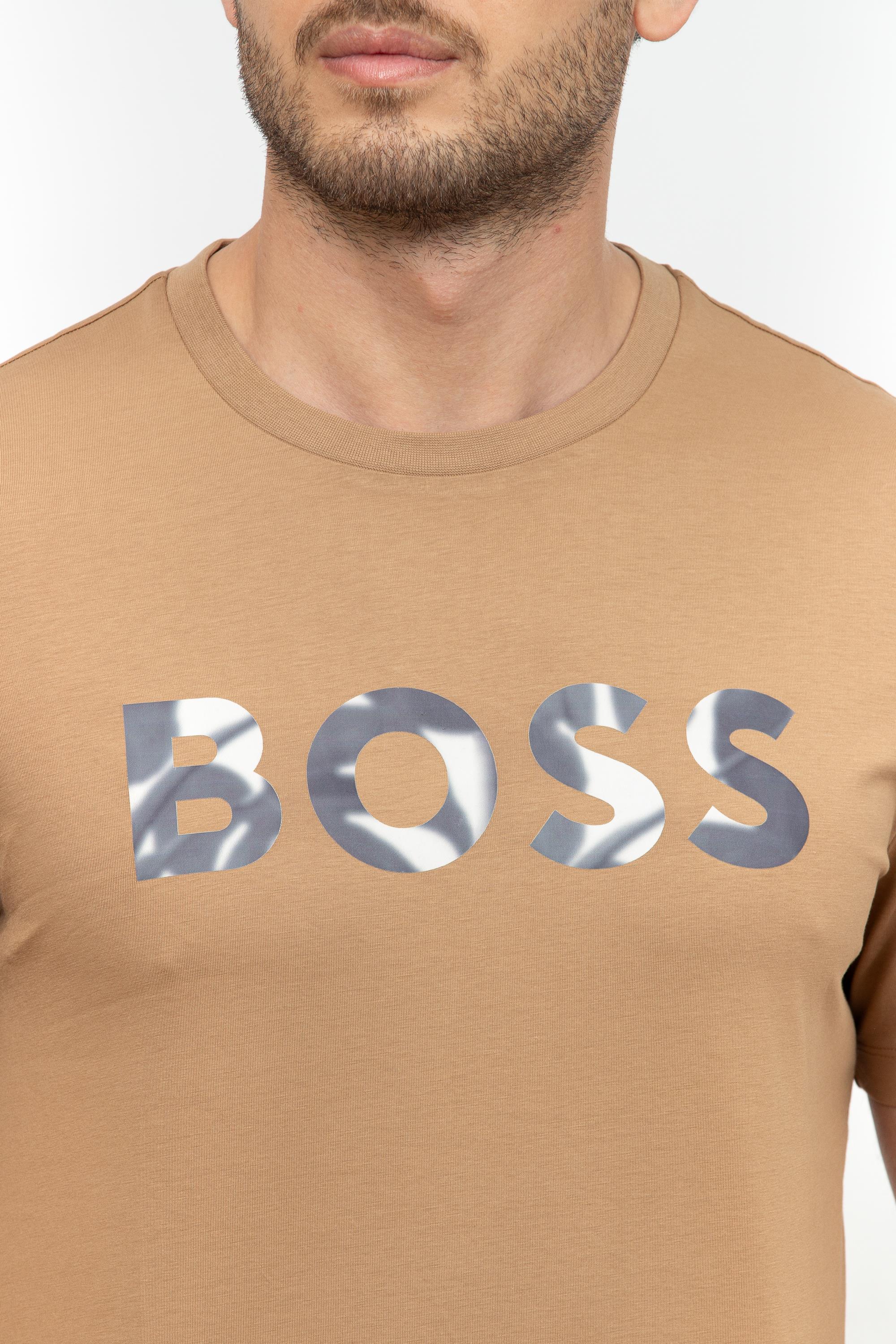 Boss Erkek Bisiklet Yaka T-Shirt