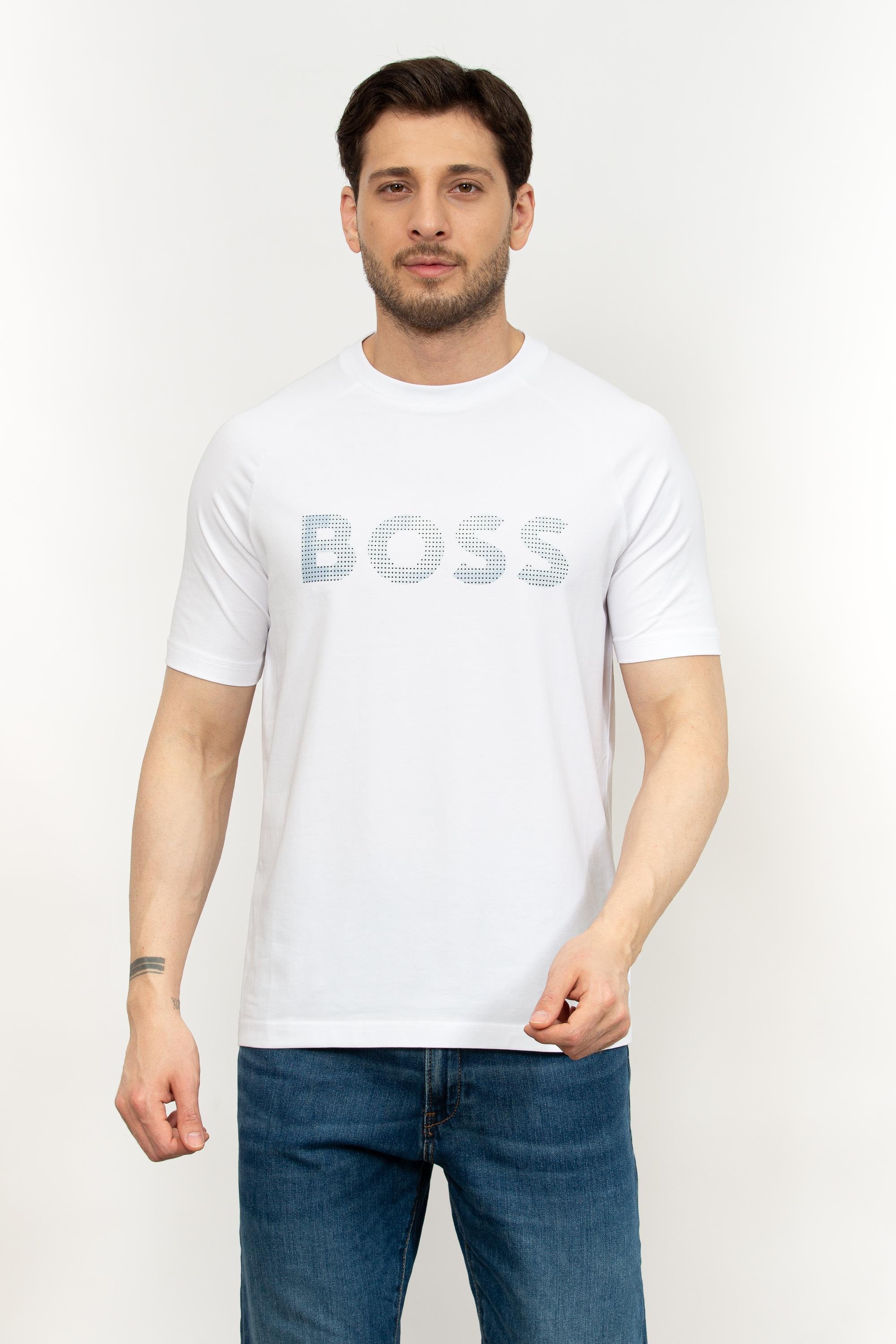 Boss Erkek Bisiklet Yaka T-Shirt