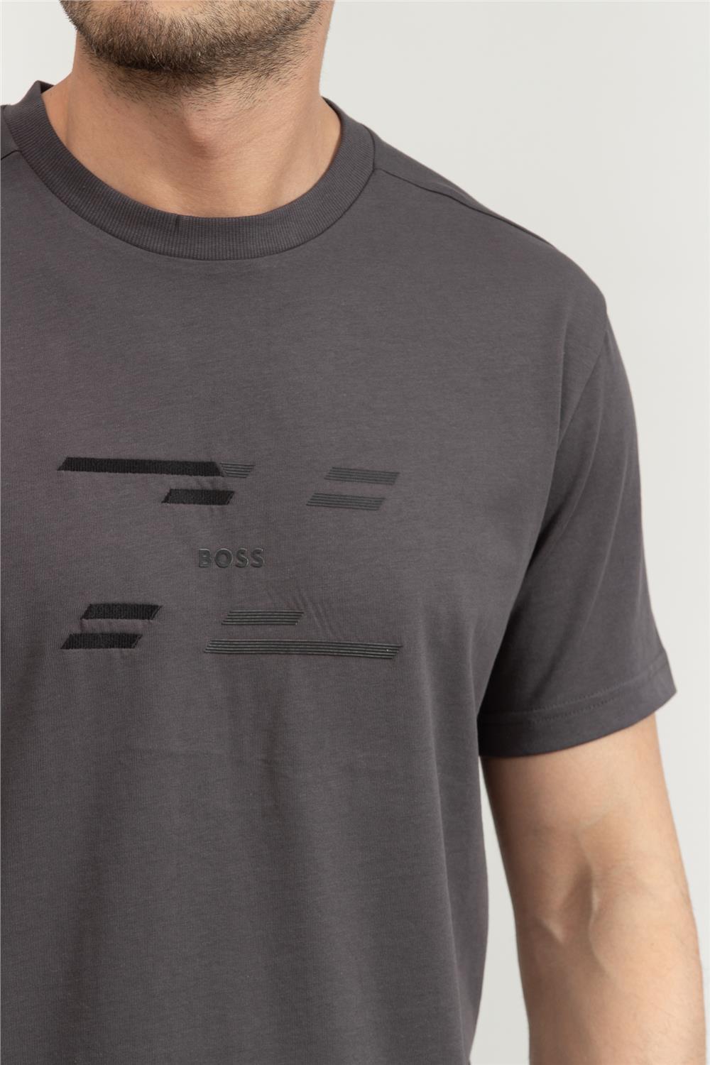 Boss Erkek Bisiklet Yaka T-Shirt