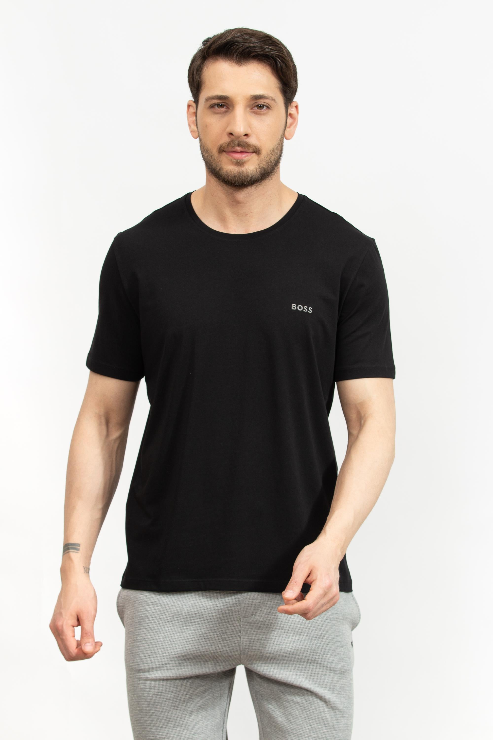 Boss Erkek Bisiklet Yaka T-Shirt
