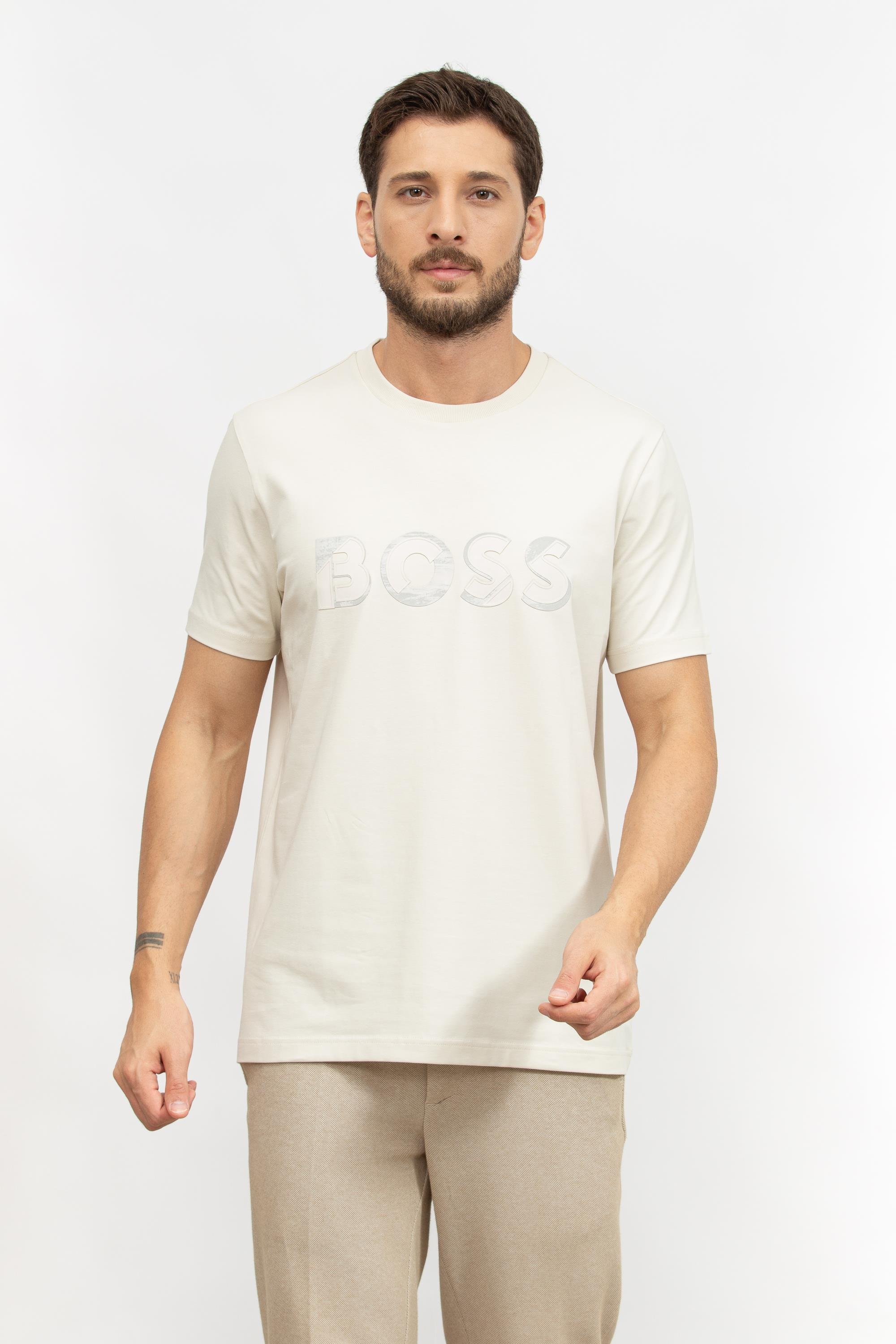 Boss Erkek Bisiklet Yaka T-Shirt