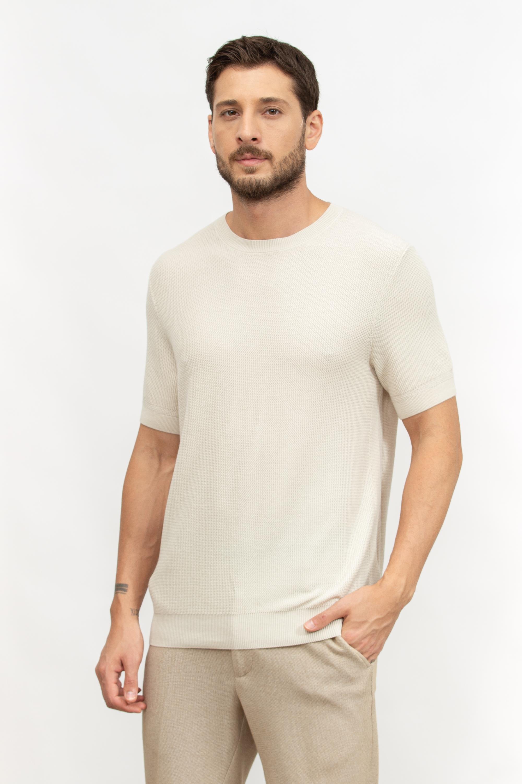 Boss Erkek Bisiklet Yaka T-Shirt