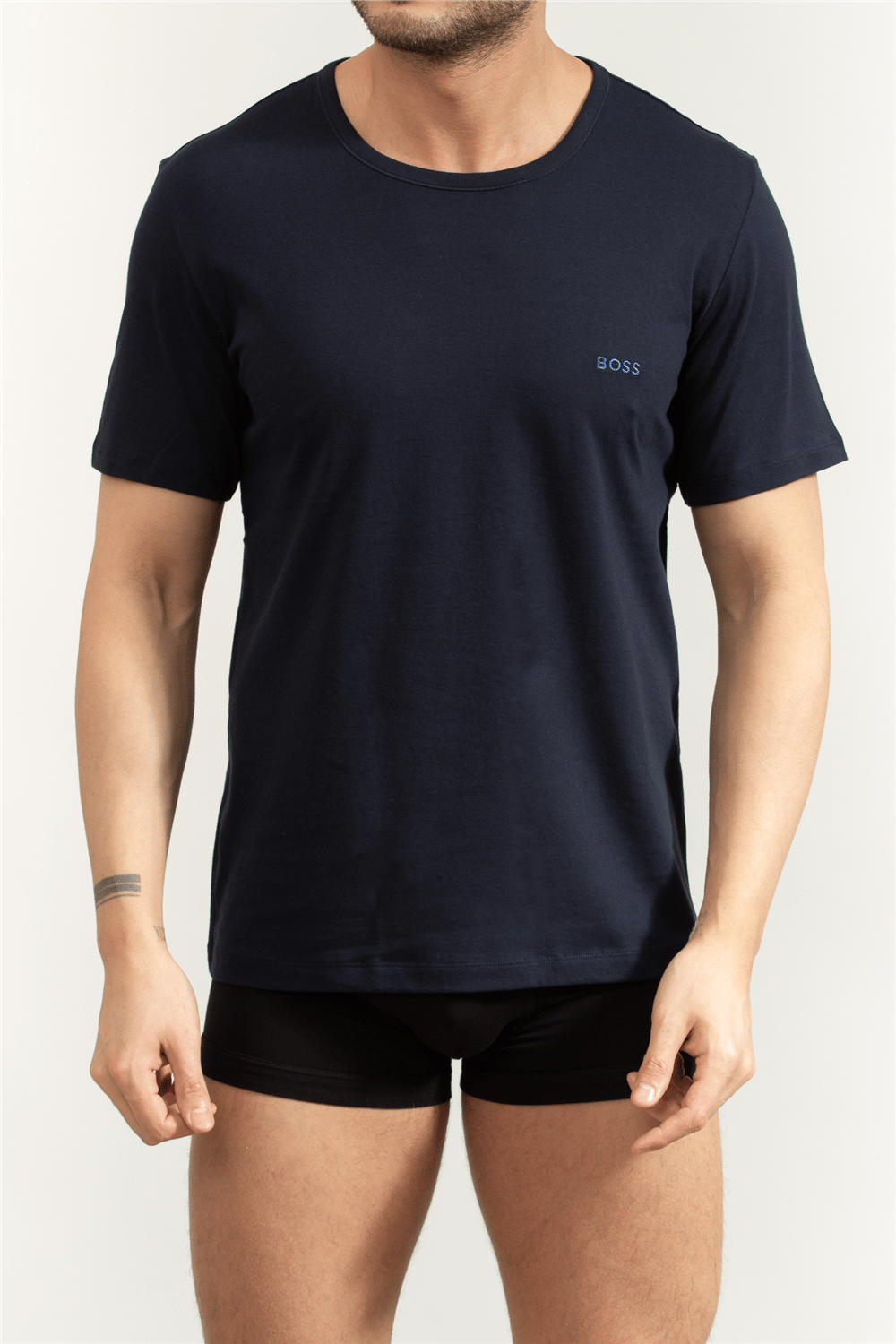 Boss Erkek Bisiklet Yaka T-Shirt