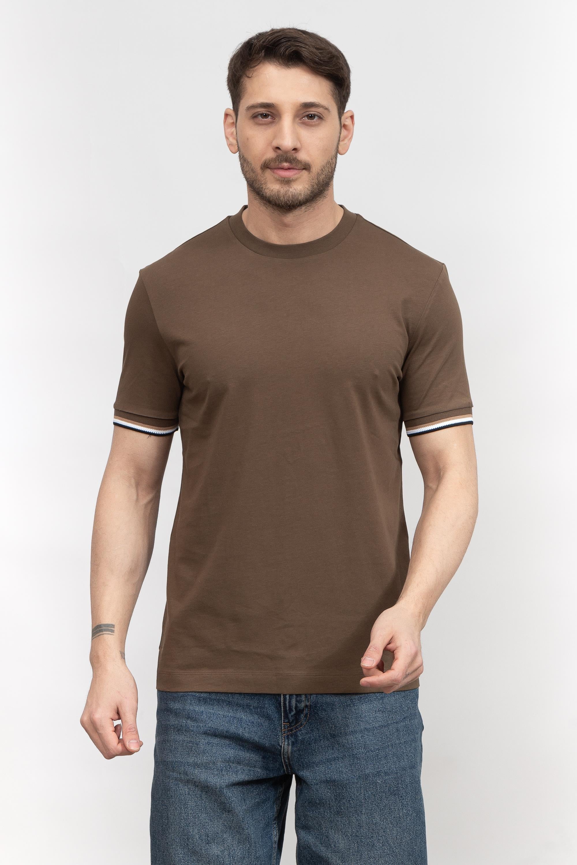 Boss Erkek Bisiklet Yaka T-Shirt