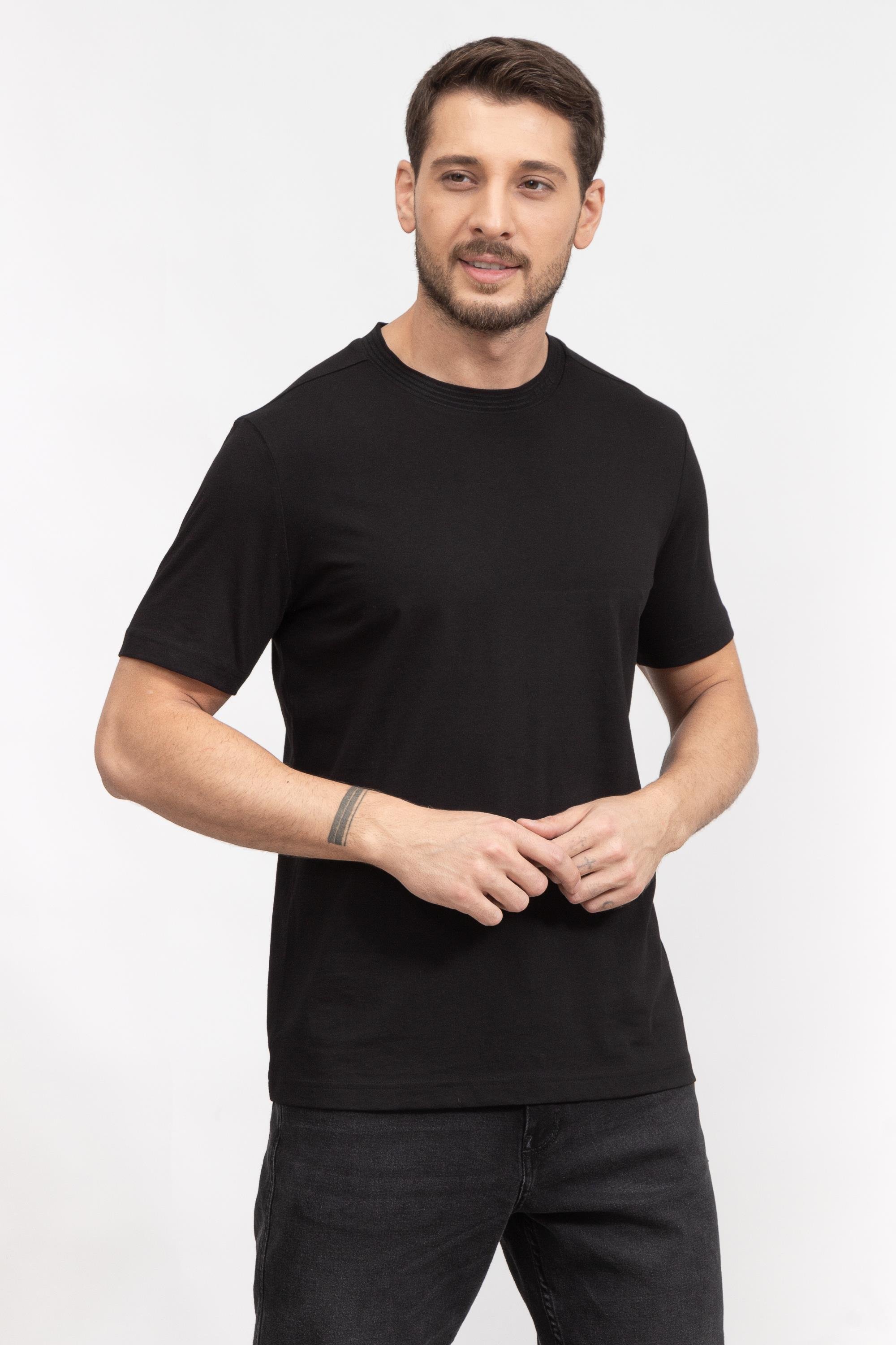 Boss Erkek Bisiklet Yaka T-Shirt