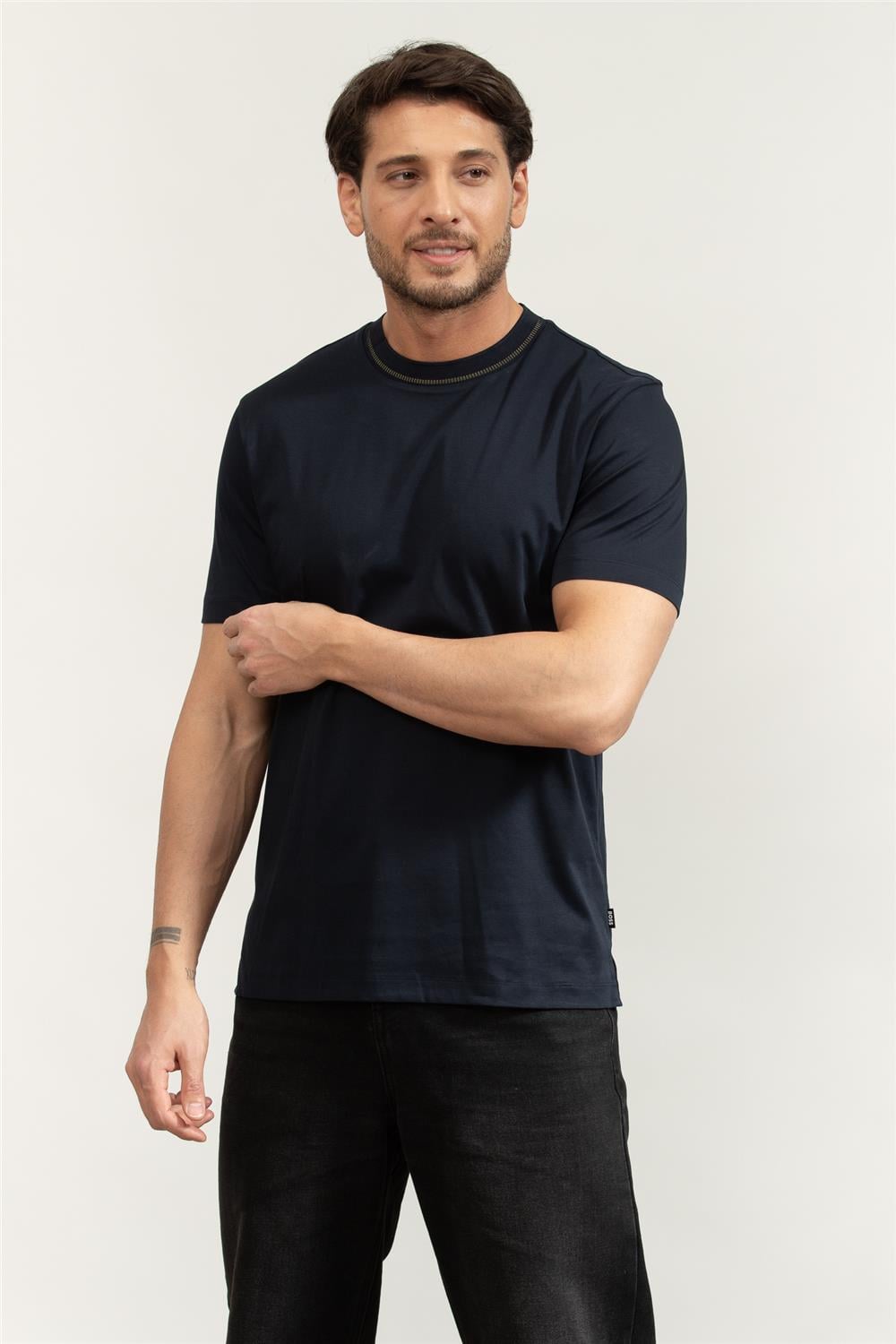 Boss Erkek Bisiklet Yaka T-Shirt