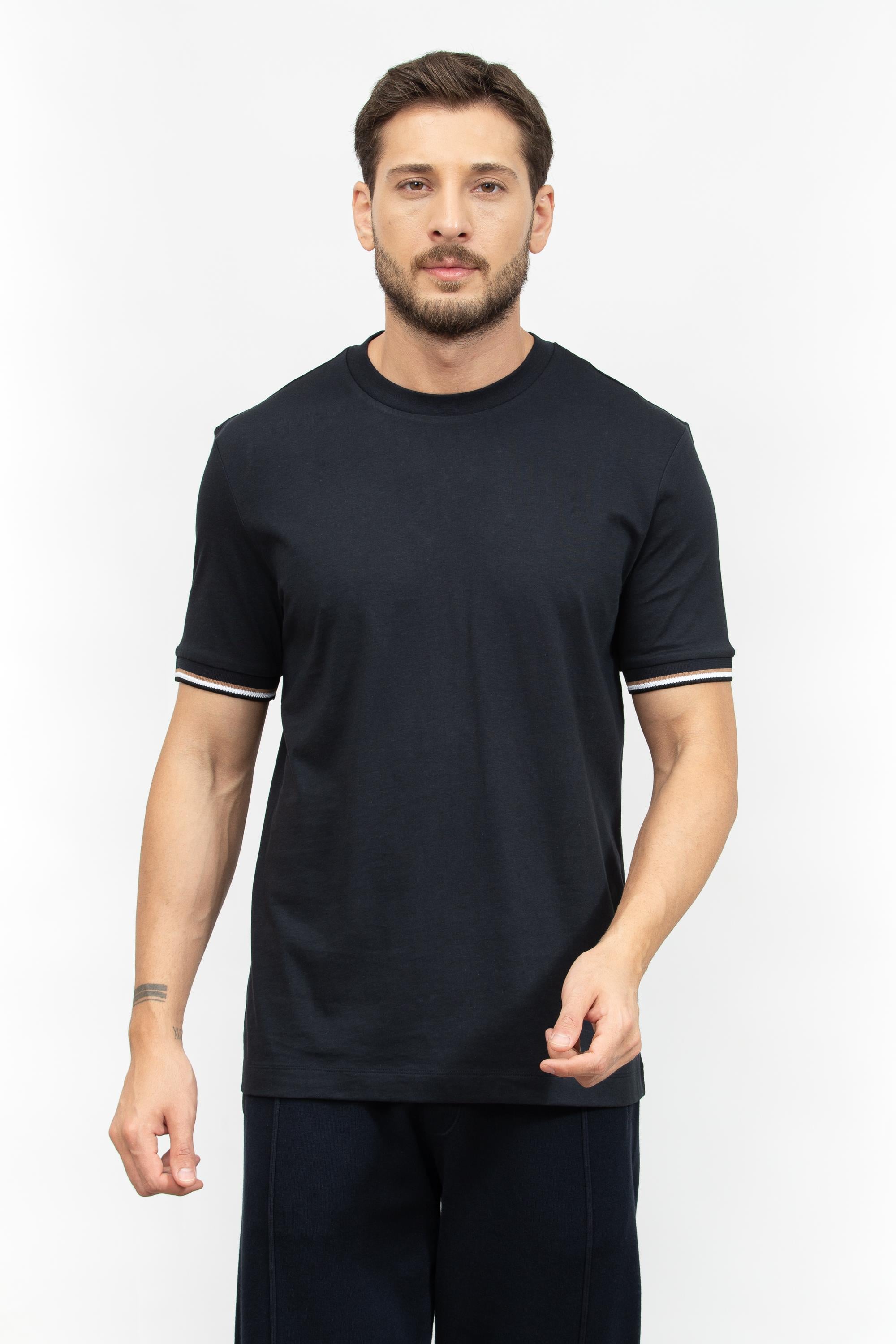 Boss Erkek Bisiklet Yaka T-Shirt