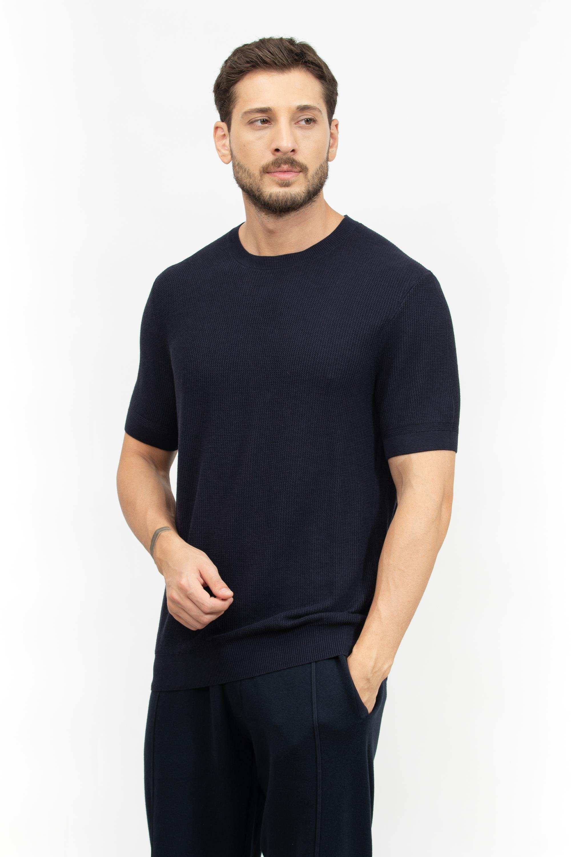 Boss Erkek Bisiklet Yaka T-Shirt