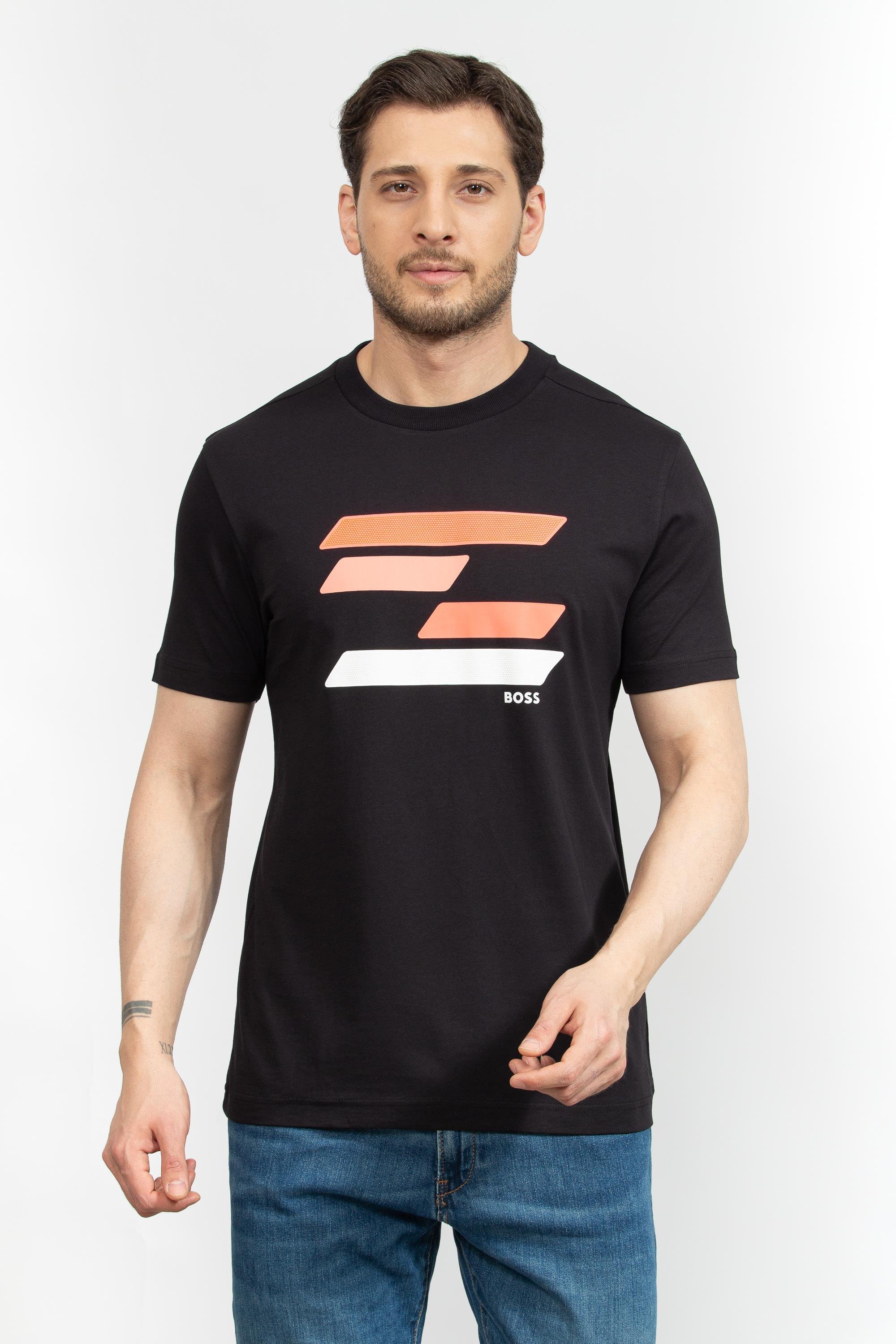 Boss Erkek Bisiklet Yaka T-Shirt