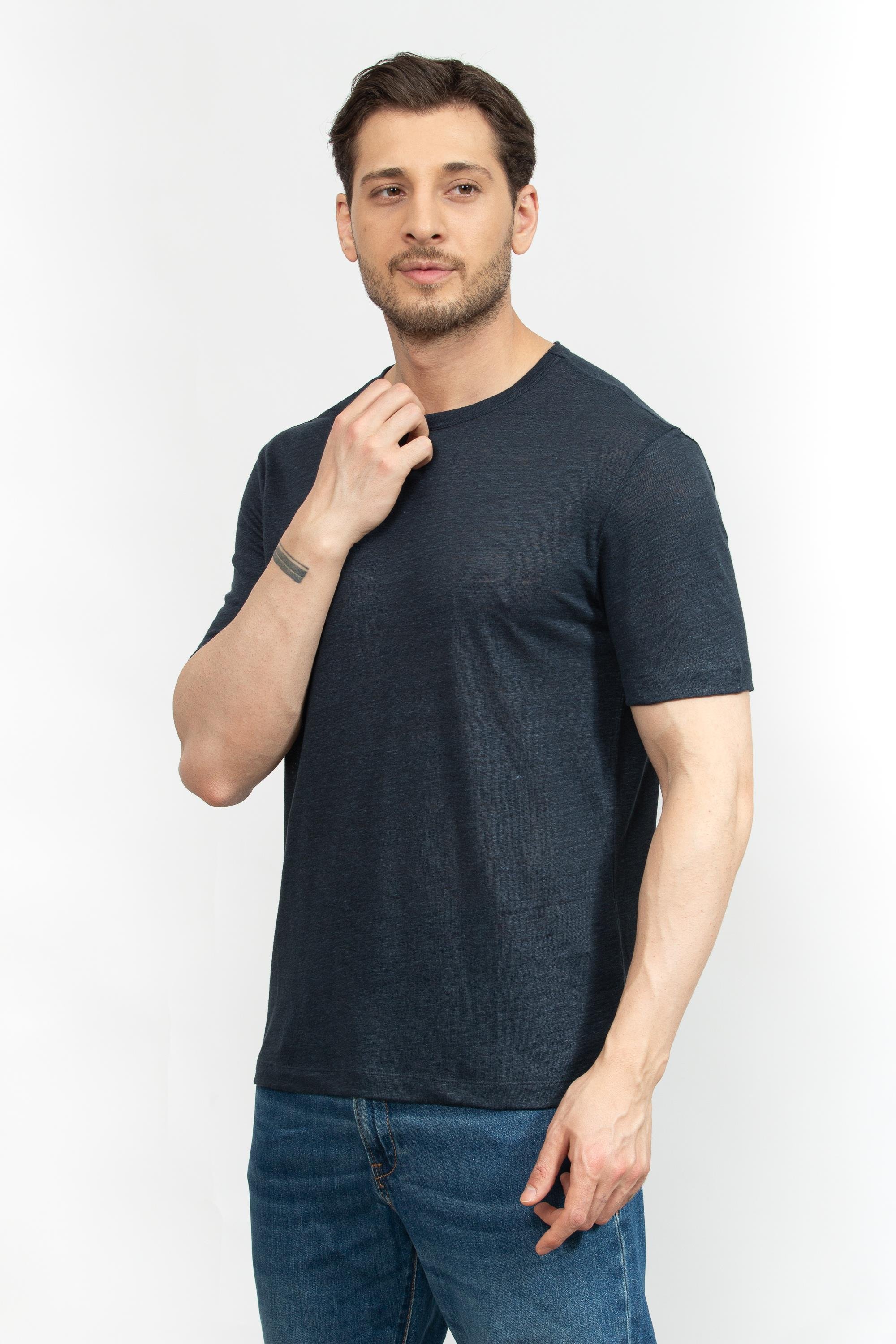 Boss Erkek Bisiklet Yaka T-Shirt