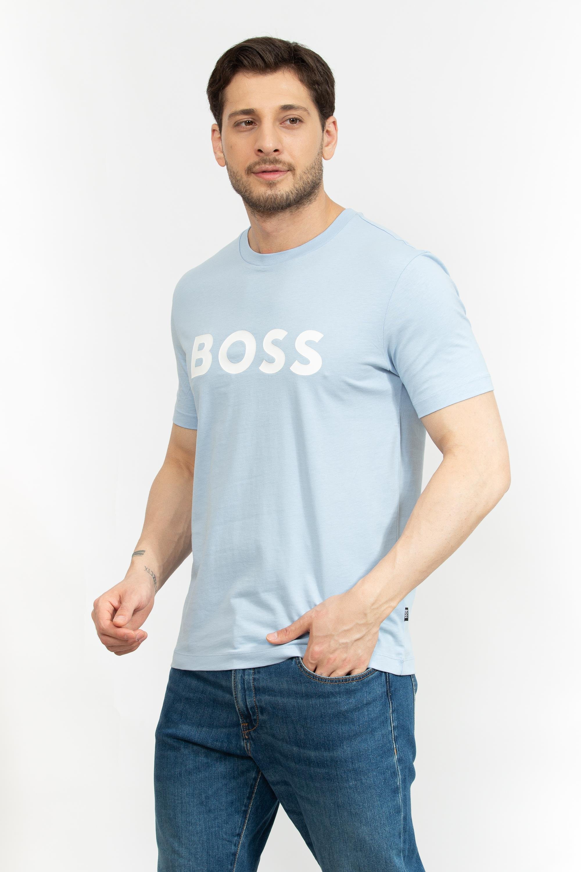 Boss Erkek Bisiklet Yaka T-Shirt