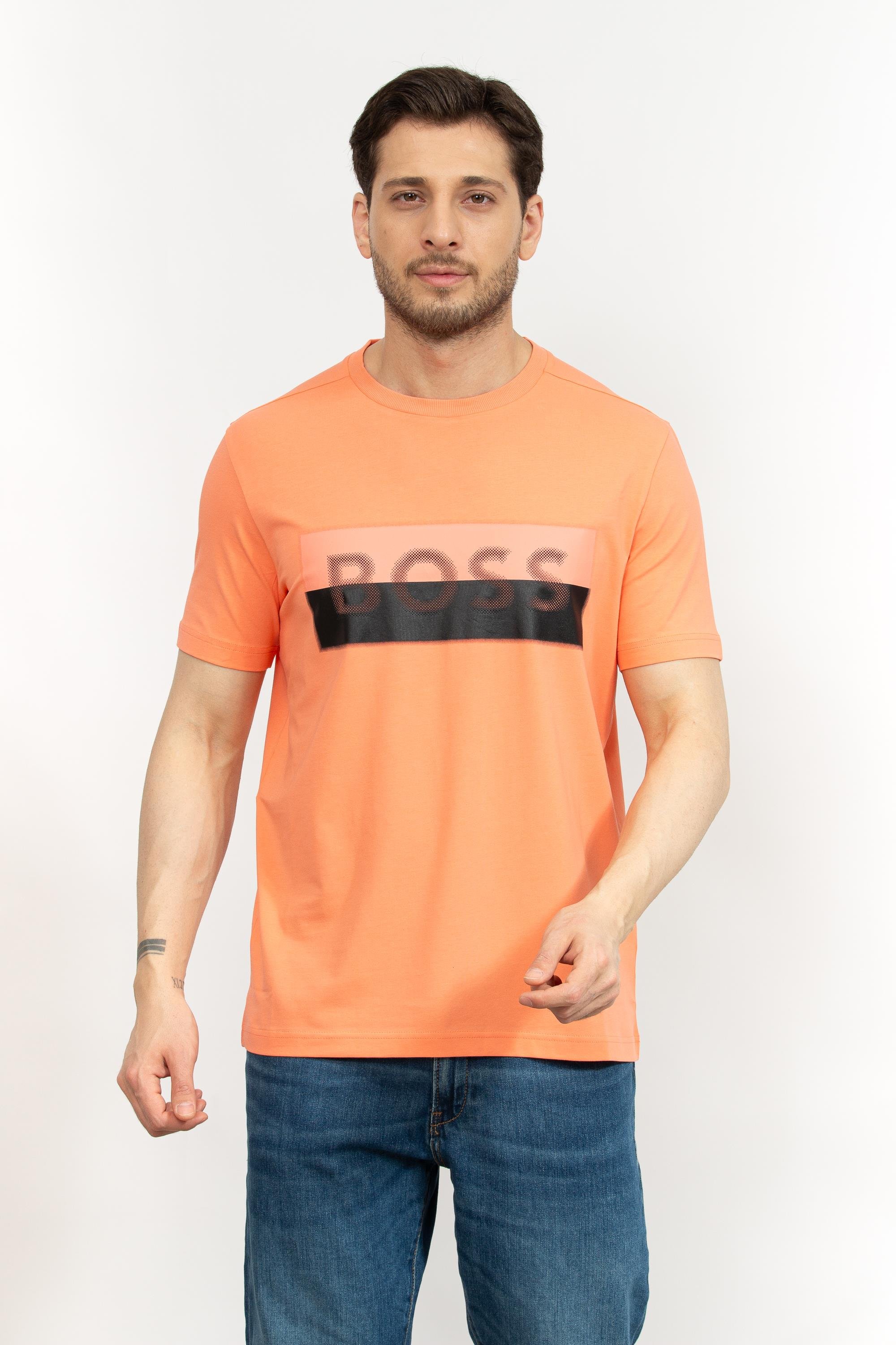 Boss Erkek Bisiklet Yaka T-Shirt
