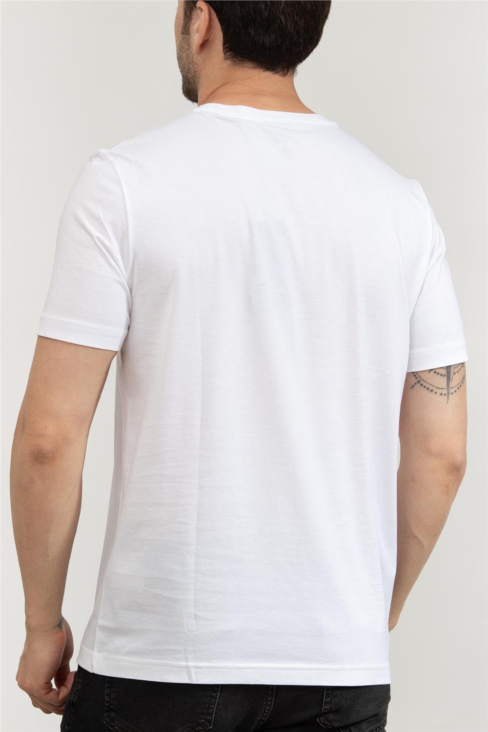 Boss Erkek Bisiklet Yaka T-Shirt
