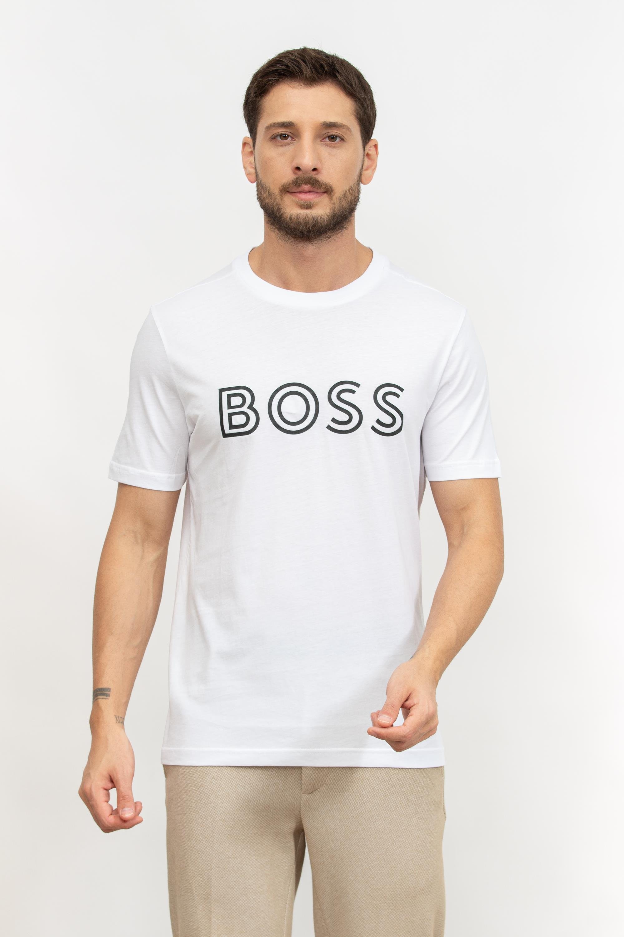Boss Erkek Bisiklet Yaka T-Shirt