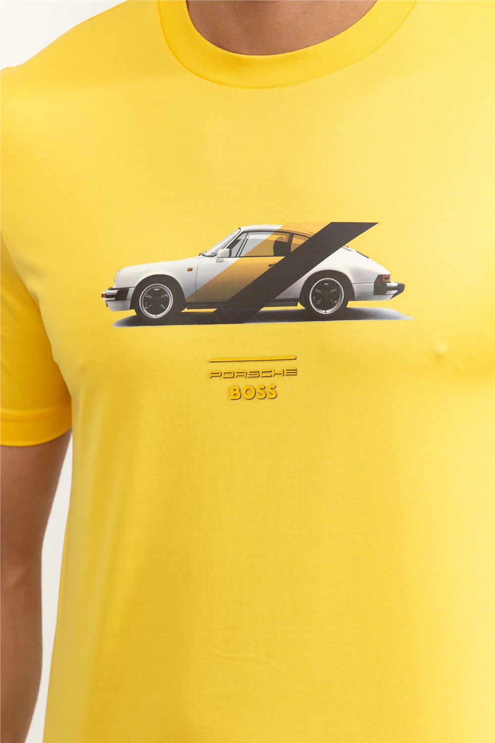 Boss Erkek Bisiklet Yaka T-Shirt