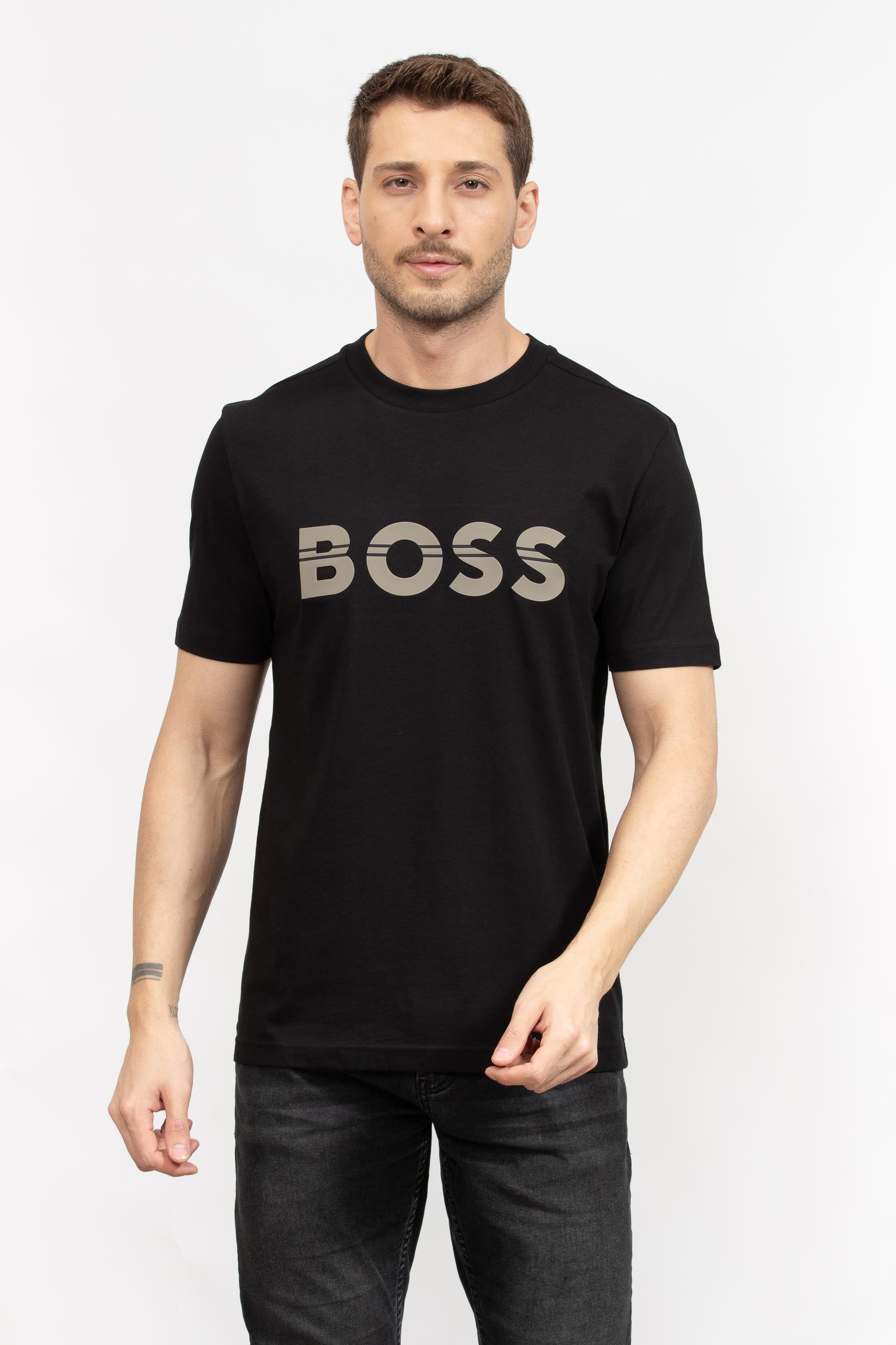 Boss Erkek Bisiklet Yaka T-Shirt