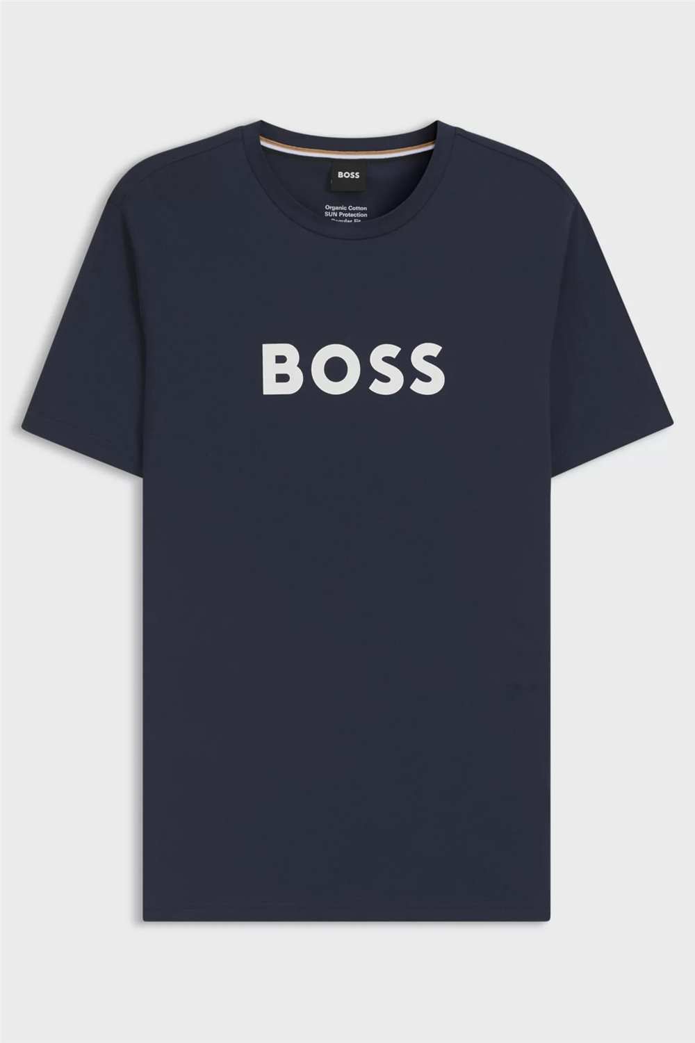 Boss Erkek Bisiklet Yaka T-Shirt Lacivert