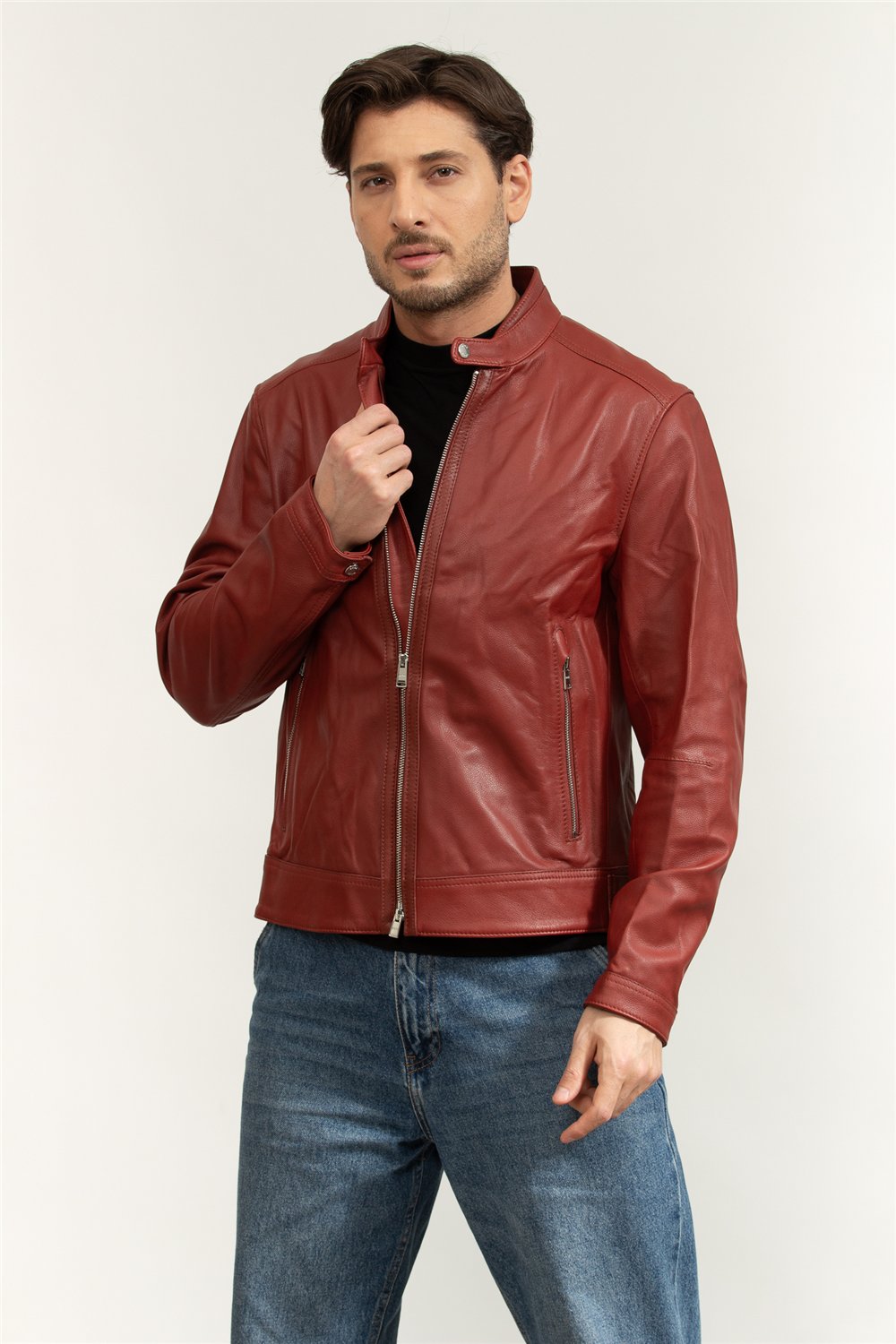 Boss Erkek Deri Mont