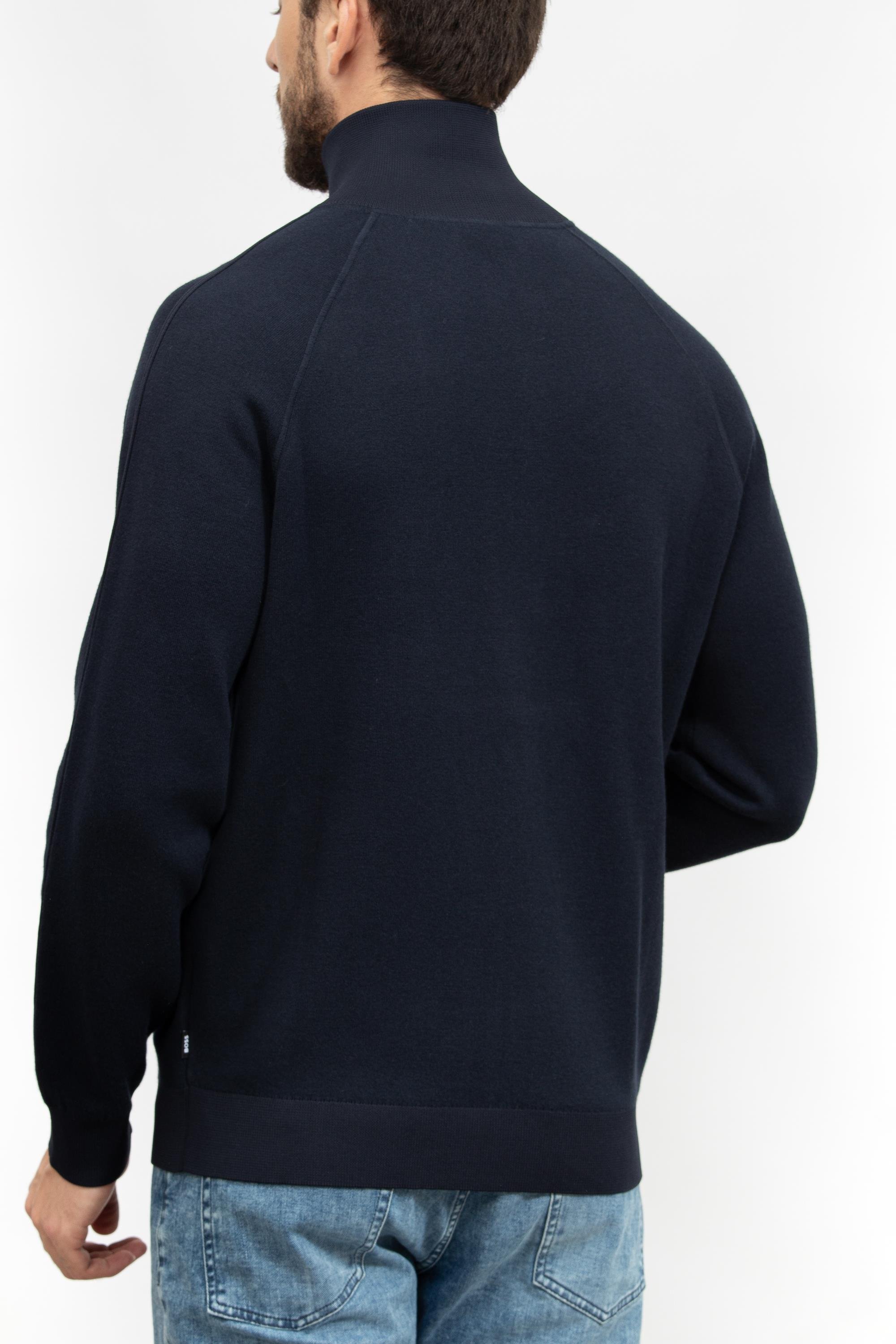 Boss Erkek Fermuarlı Sweatshirt