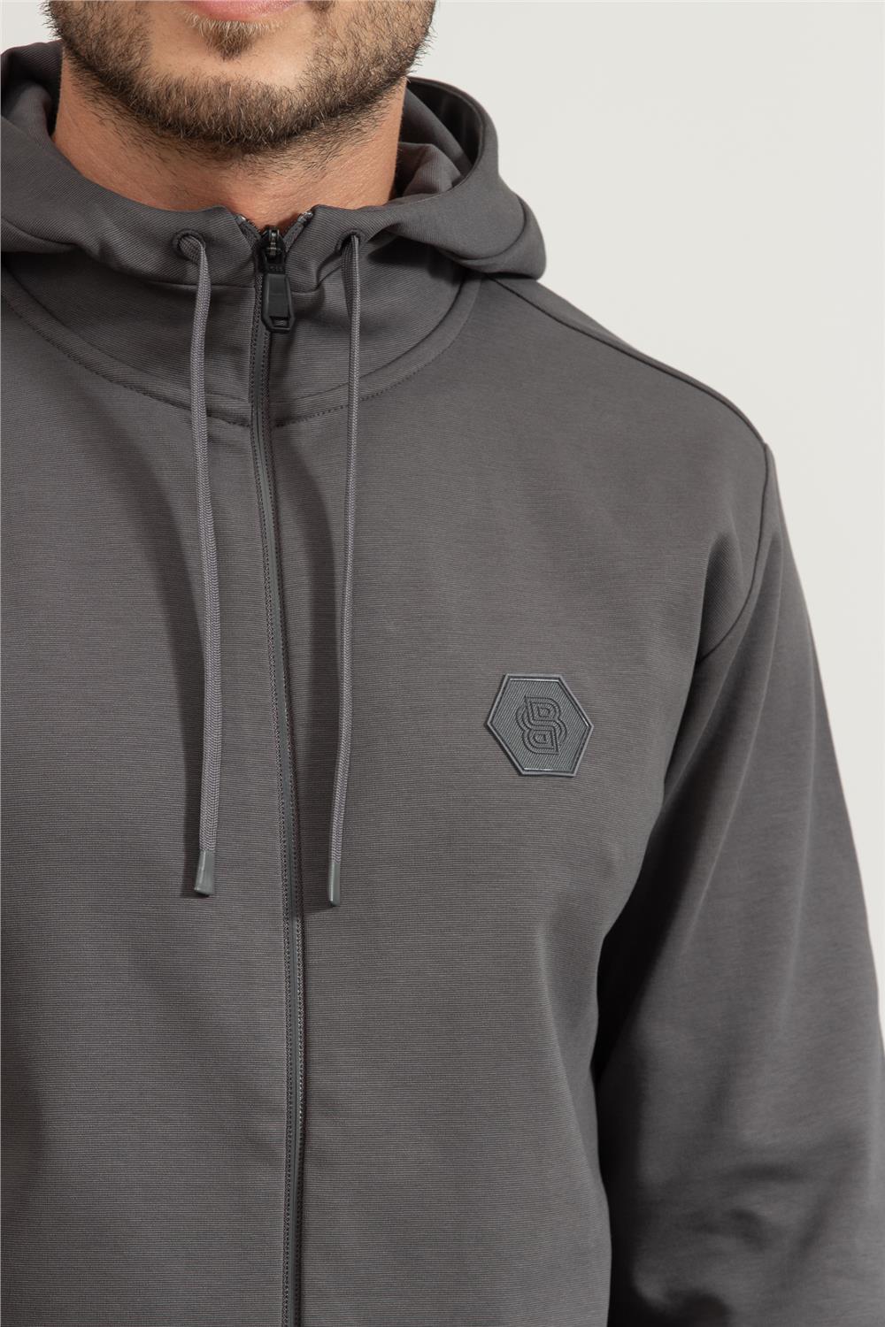 Boss Erkek Fermuarlı Sweatshirt