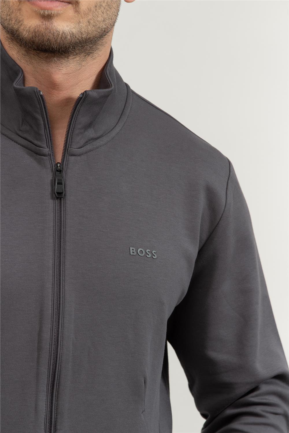 Boss Erkek Fermuarlı Sweatshirt